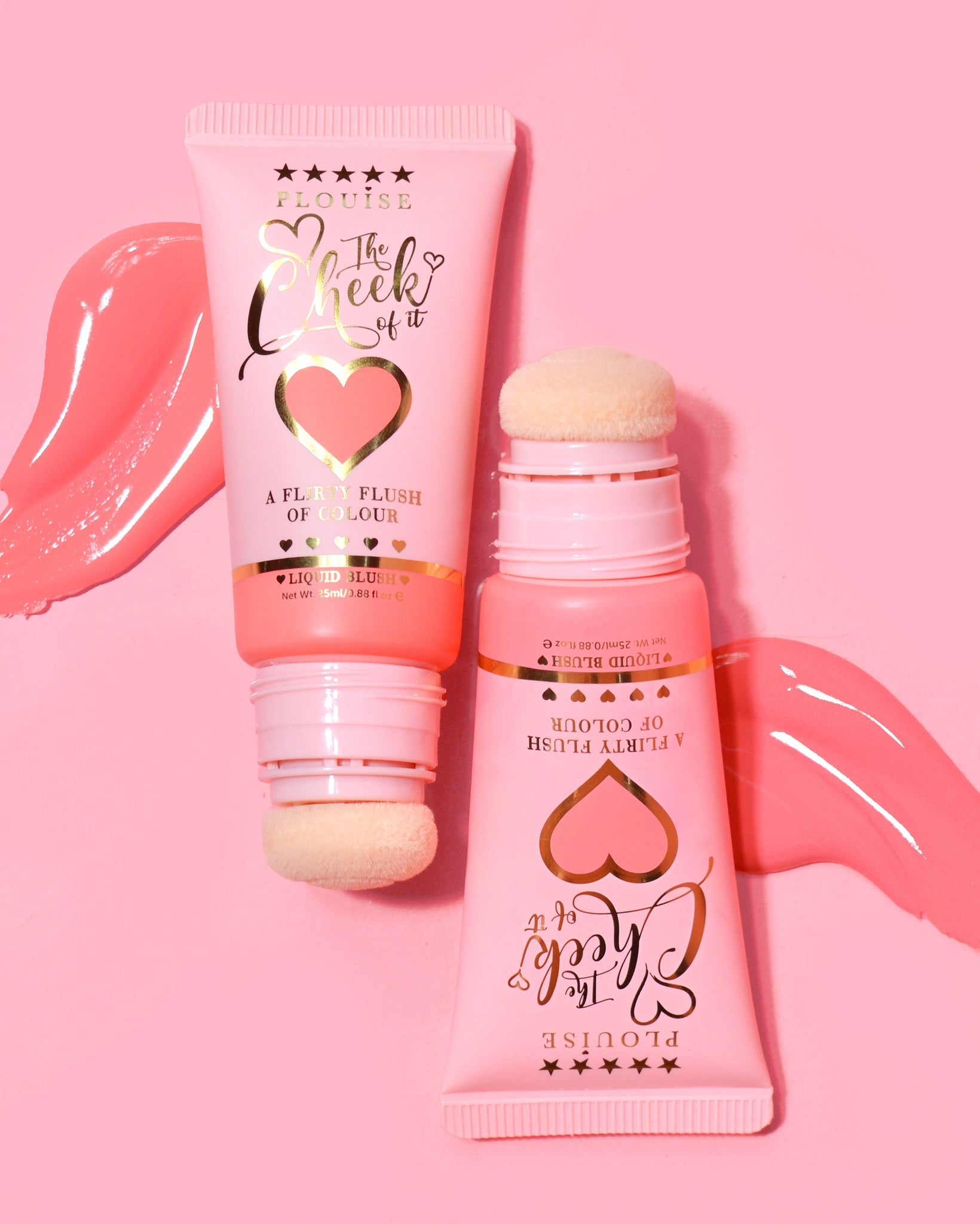 Liquid Blush with Sponge Tip for Long-Lasting Color | Plouise
