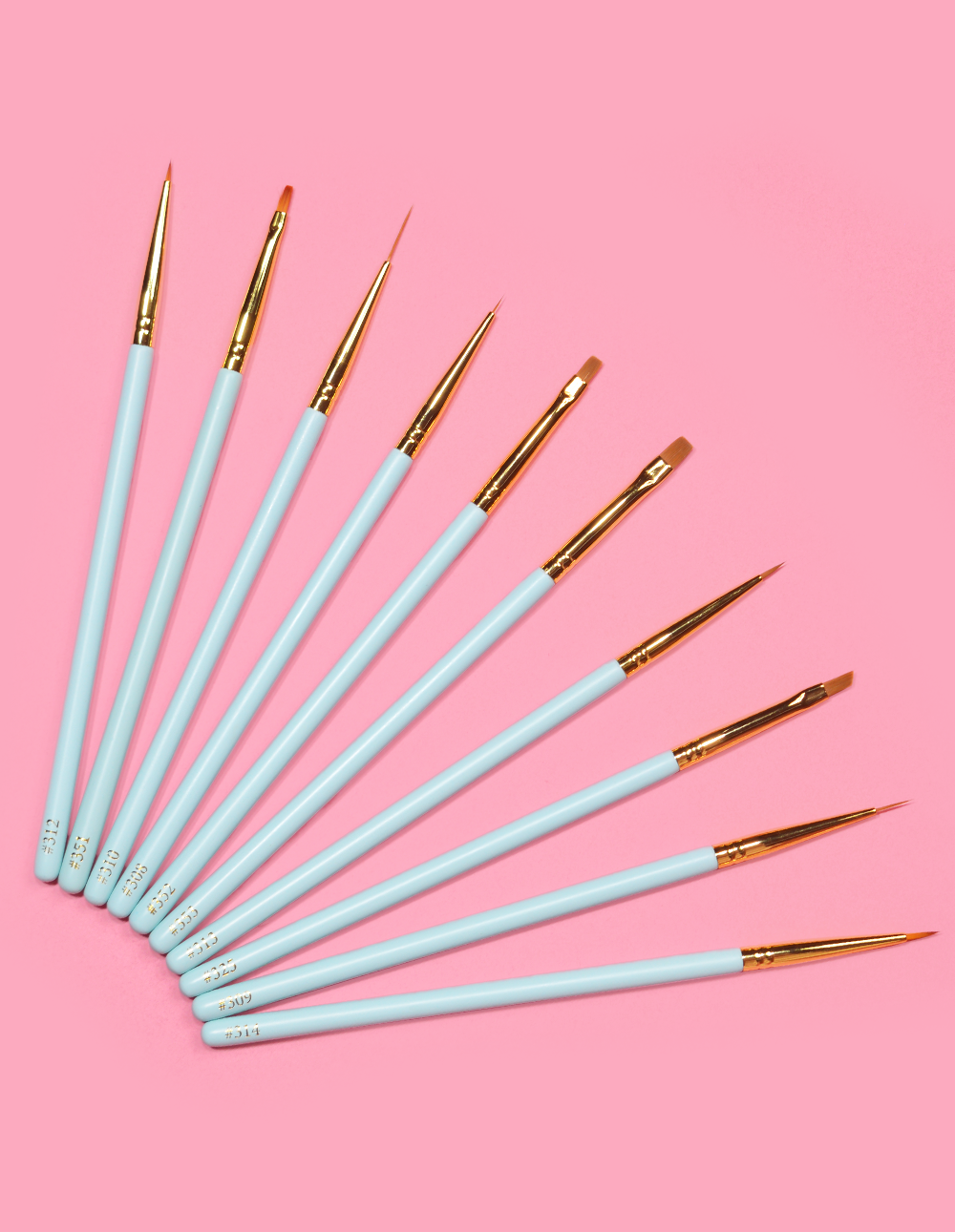 Precision Eyeliner Brush Set for Winged Liner & Detailing | P.Louise