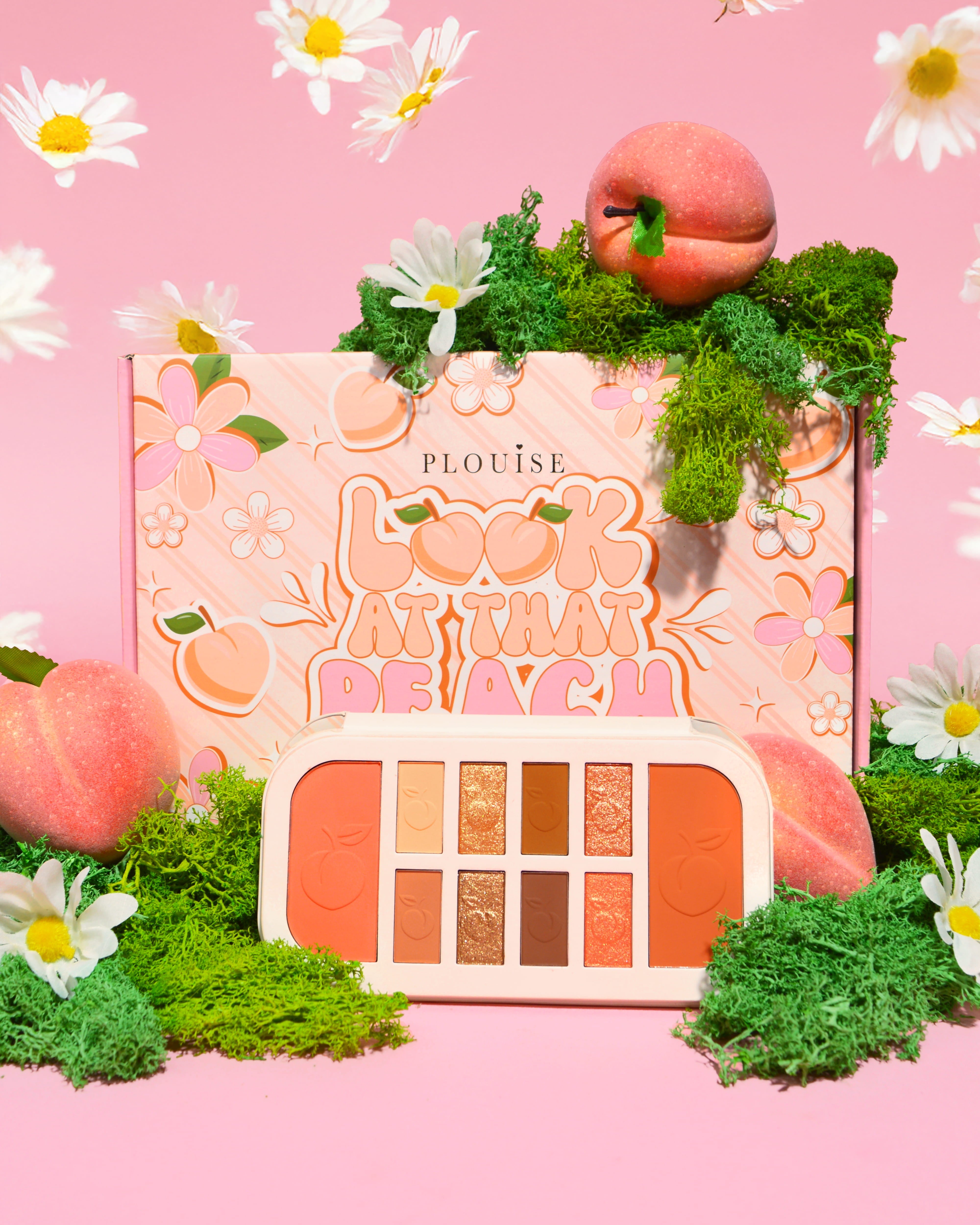 Peachy Eyeshadow & Blush Palette for Fair Skin | P.Louise