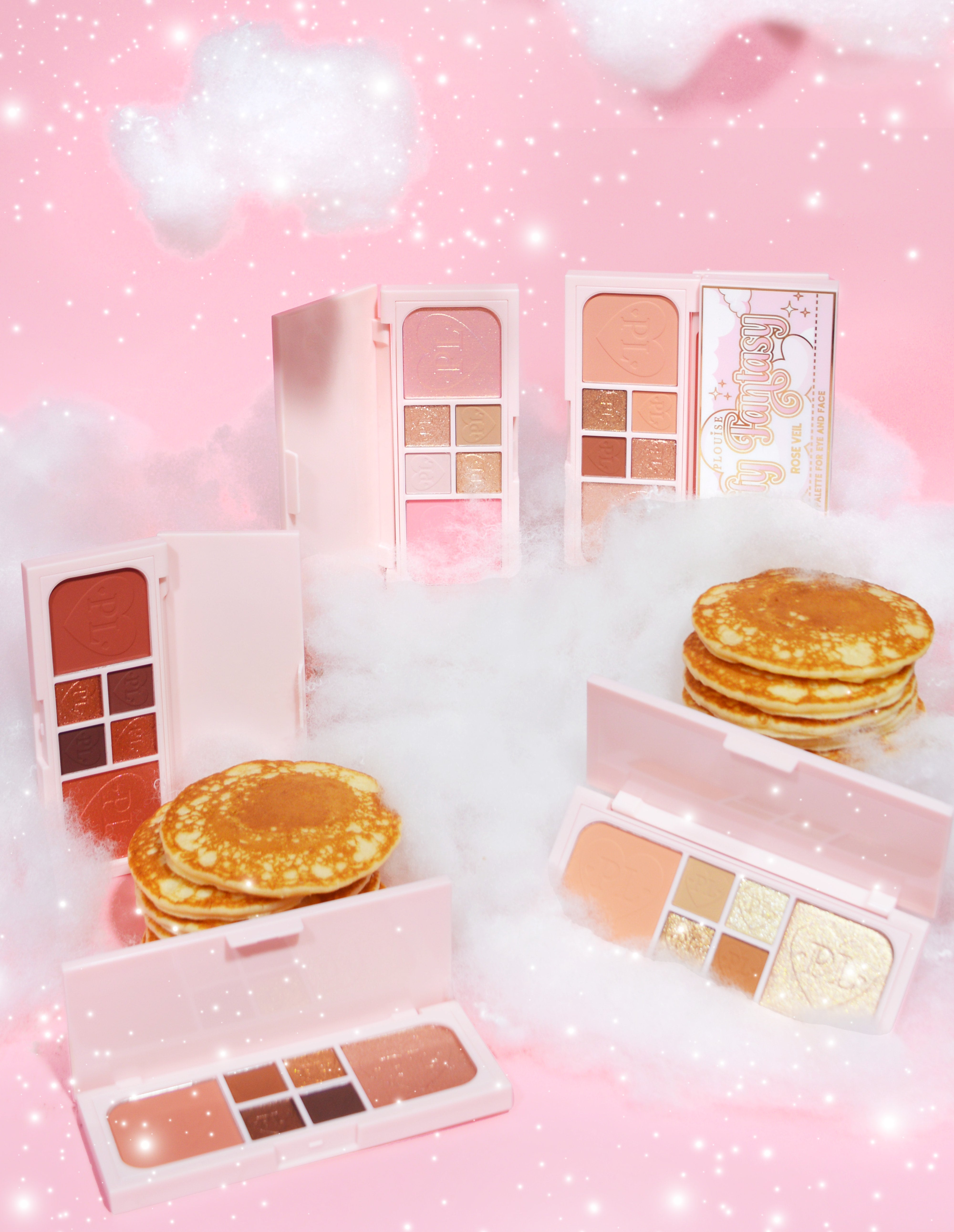 Creamy Matte & Shimmer Eyeshadow Palette for Face & Eyes | P.Louise Fluffy Fantasy