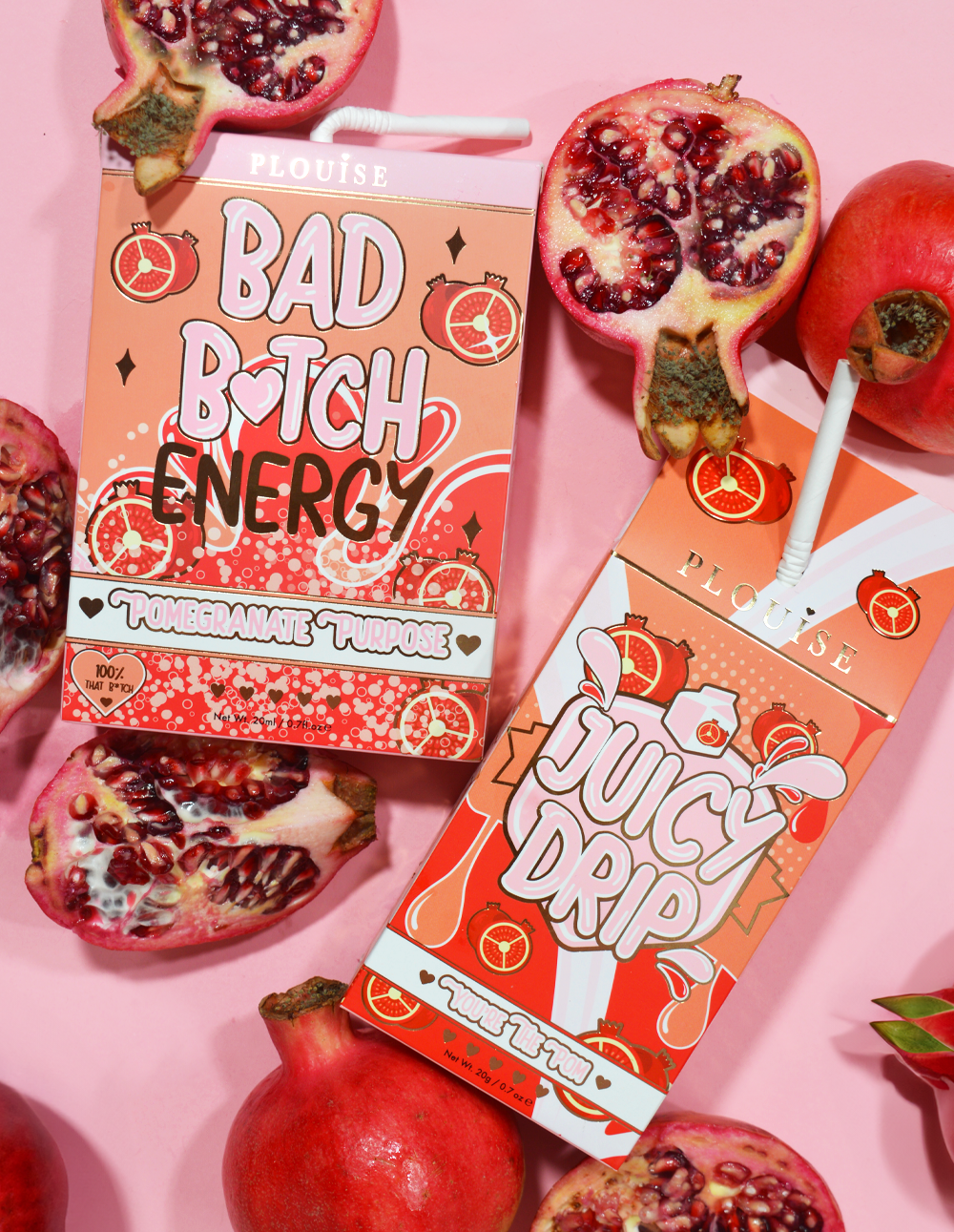 Fruity Feelings Lip Care Bundle with Hydrating Lip Oil & Scrub | P.Louise