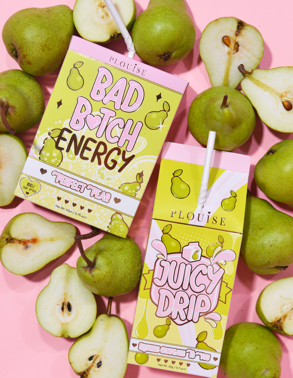 Fruity Feelings Lip Care Bundle with Hydrating Lip Oil & Scrub | P.Louise