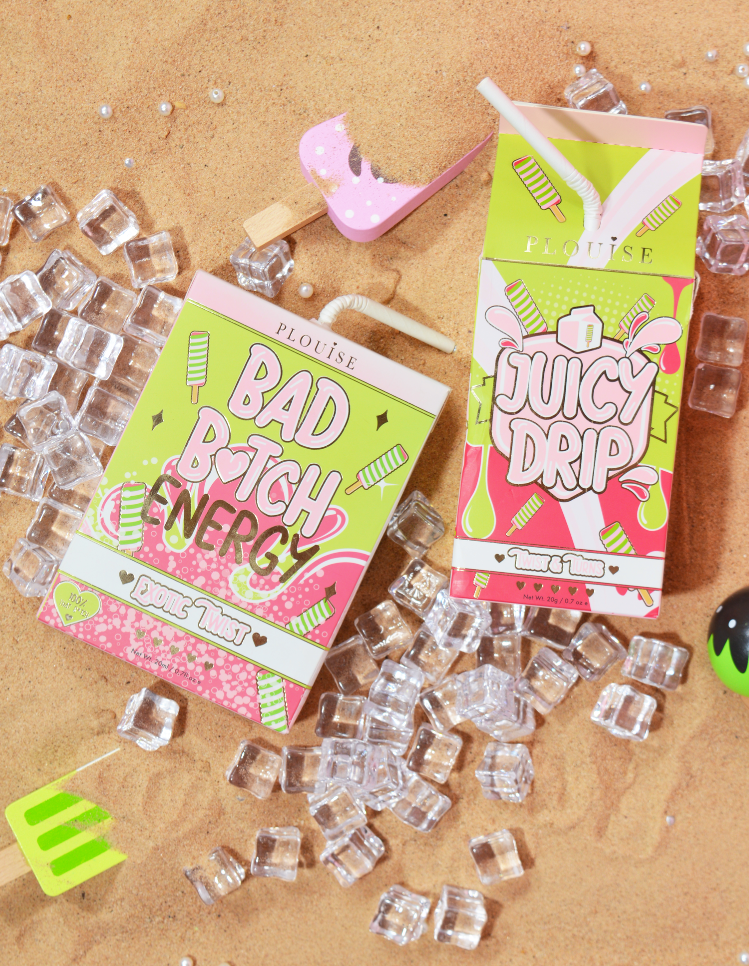 Lip Care Bundle with Lip Oil & Scrub Duo | P.Louise Ice Ice Baby