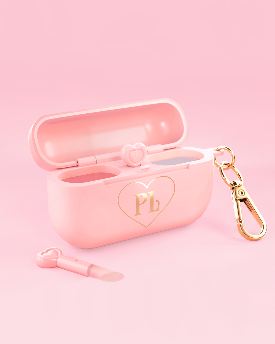Double-Flavored Lip Balm with Heart Applicator | P.Louise Kiss Keeper Lip Pods