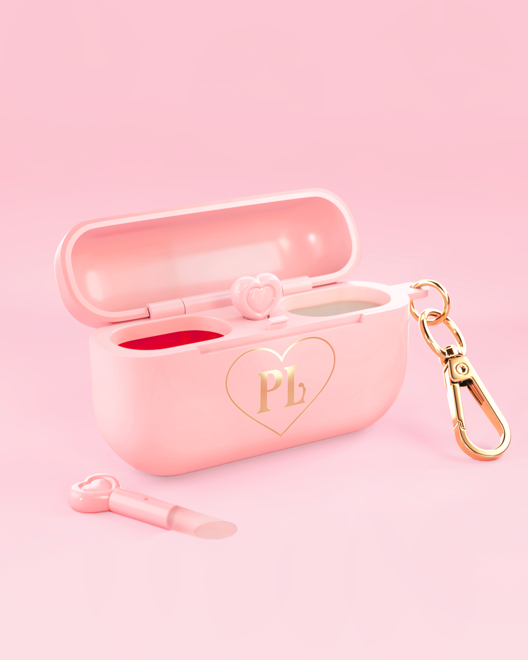 Double-Flavored Lip Balm with Heart Applicator | P.Louise Kiss Keeper Lip Pods