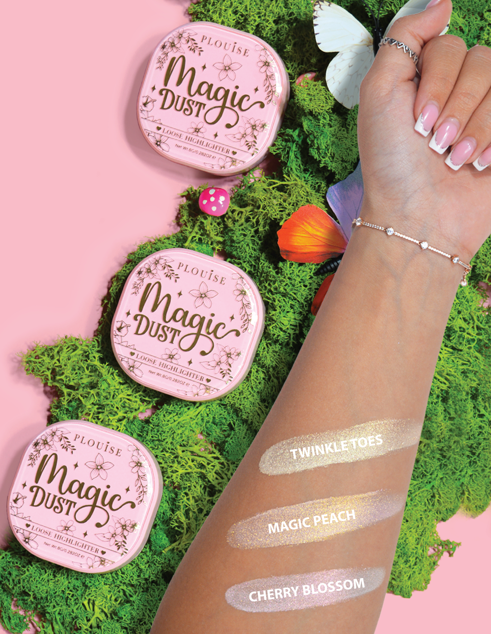 Loose Highlighter Powder for Radiant Glow | P.Louise Magic Dust