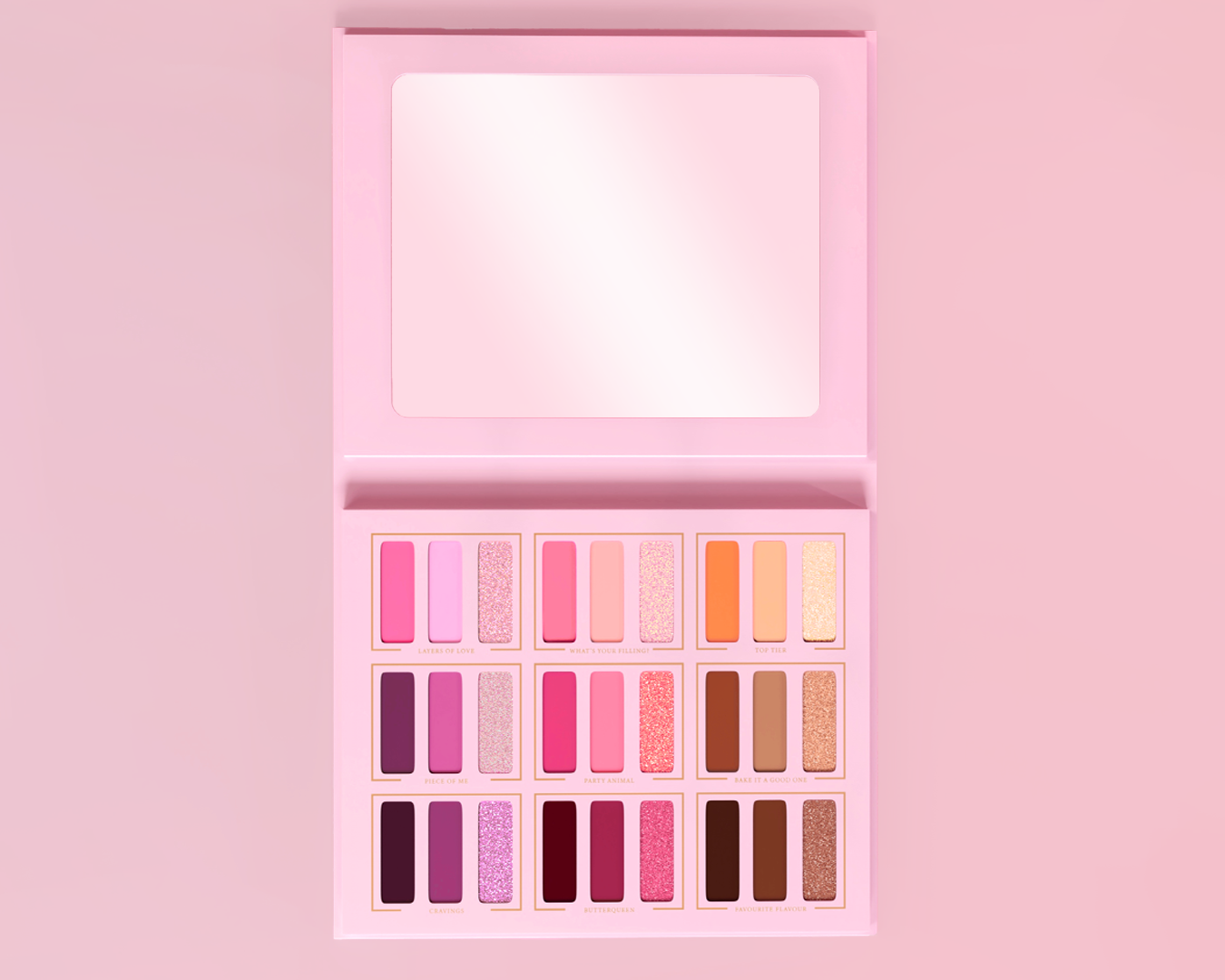Makeup Eyeshadow Palette with Cream, Matte & Shimmer Finishes | P.Louise Make A Wish