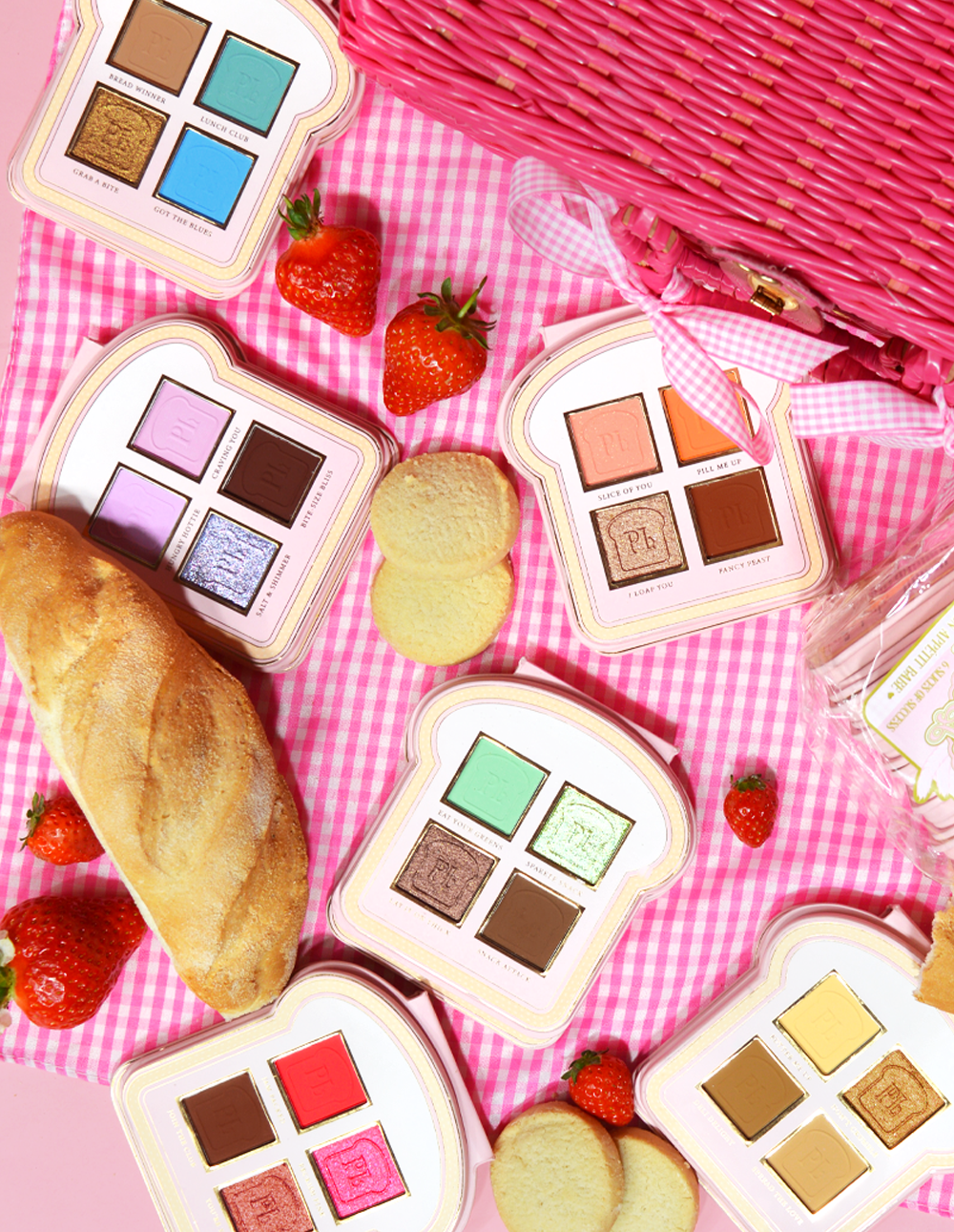 Mini Eyeshadow Palette Set with 6 Shade Quads | P.Louise
