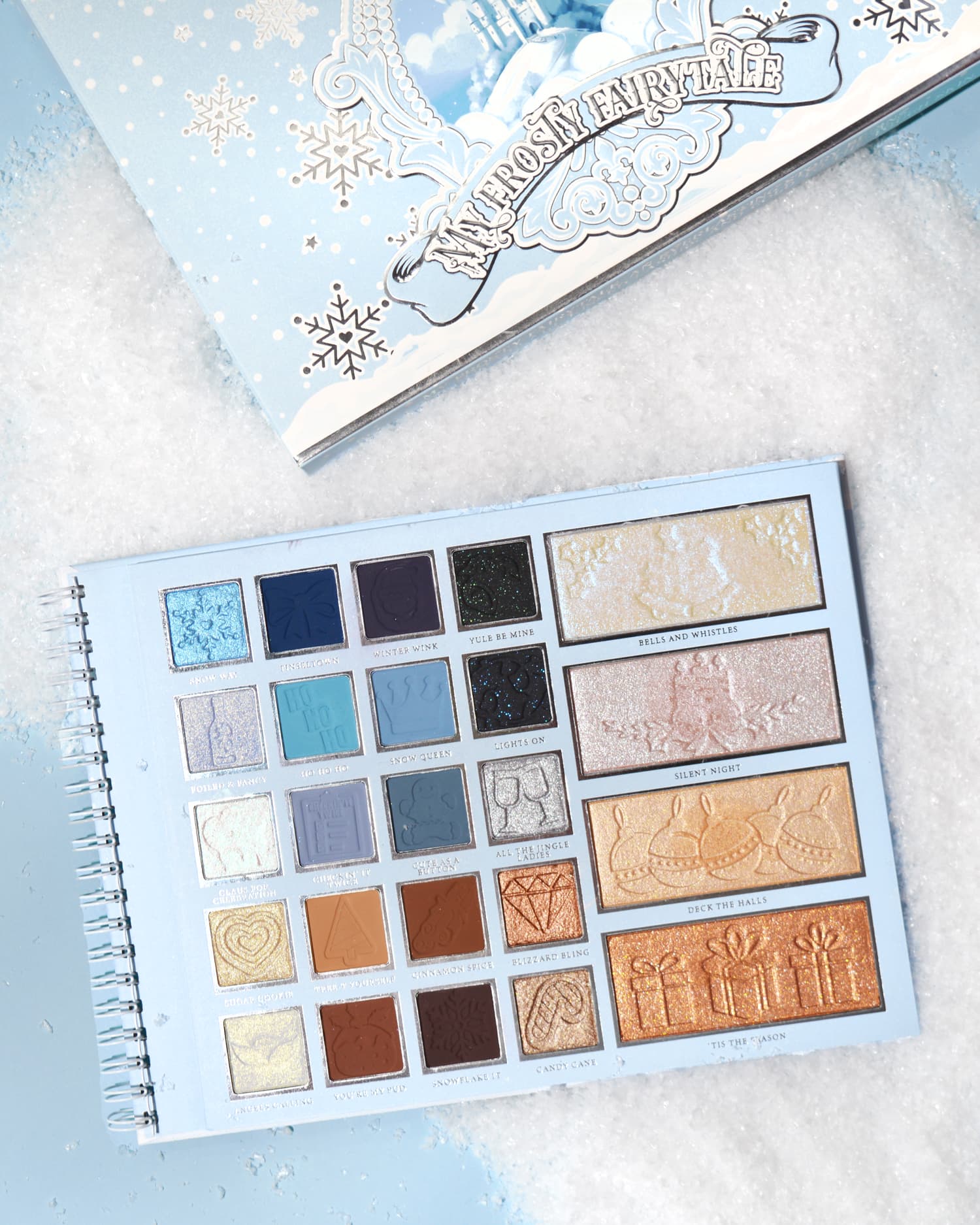 Frosty Fairytale Eyeshadow Palette with 20 Shades & 4 Highlighters | P.Louise