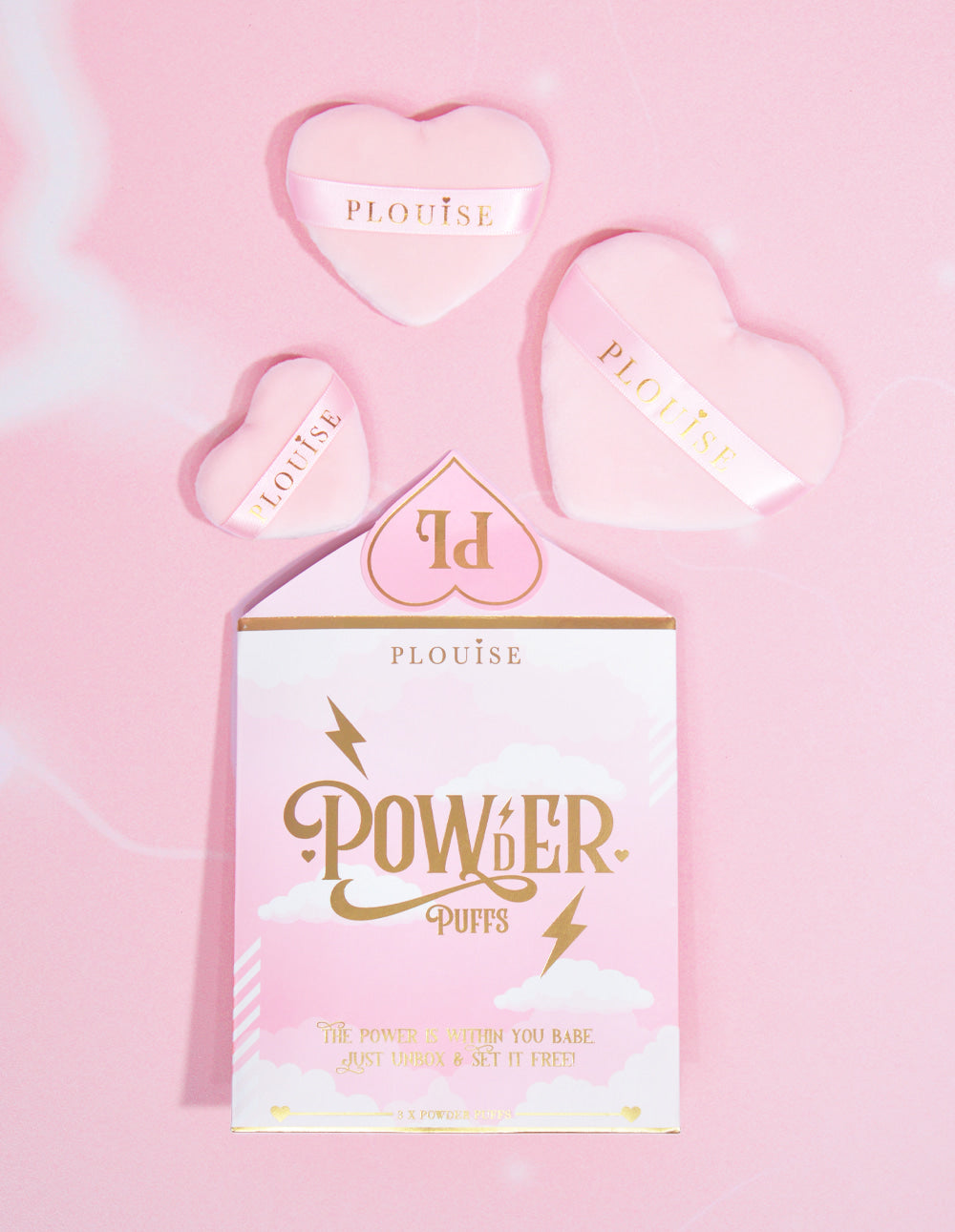 Velvety Powder Puffs Set for Flawless Makeup | P.Louise