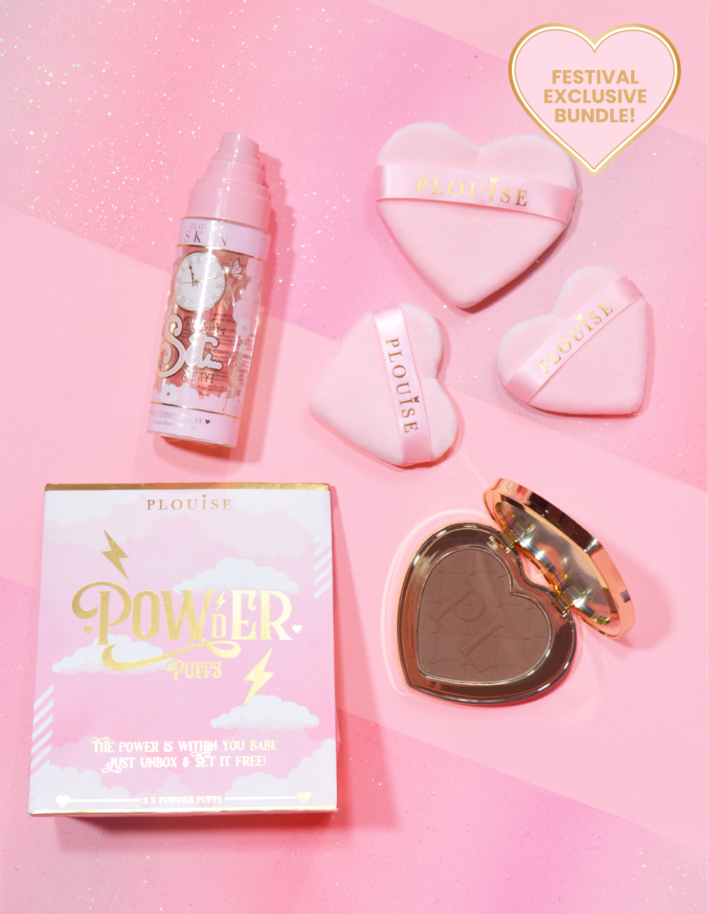 Under-Eye Brightening Powder & Setting Spray Bundle | P.Louise