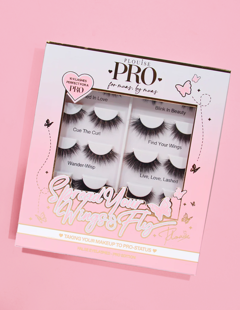 Pro Lash Book with 10 Pairs of Luxury Lashes | P.Louise
