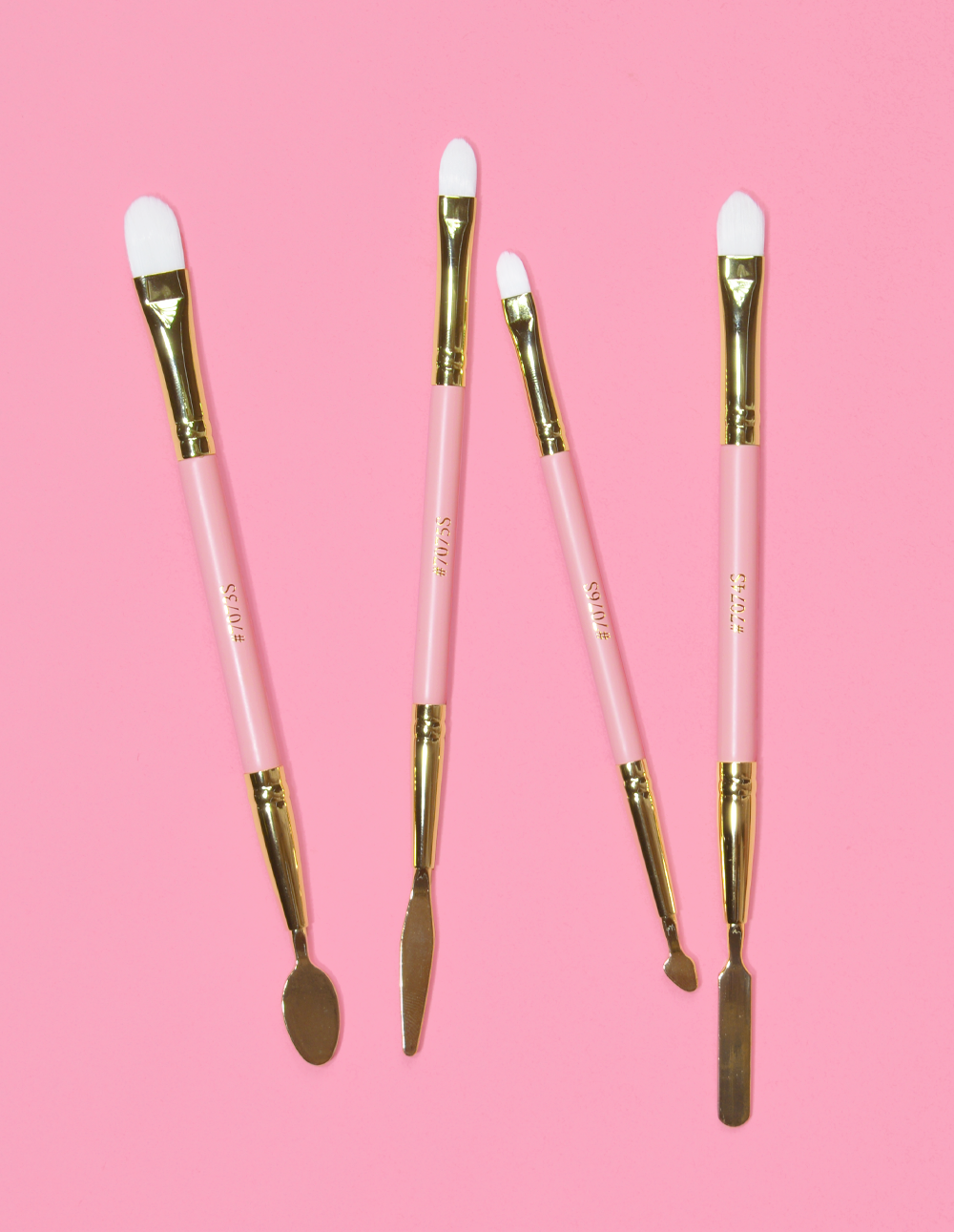 Precision Makeup Brush Set with Spatula Tips for Contouring & Cut Crease | P.Louise