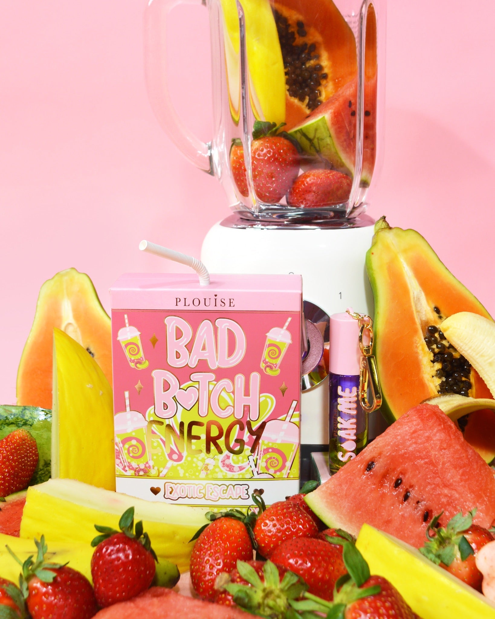 Hydrating Lip Care Bundle with Glossy Shine | P.Louise Sippin' Smoothie