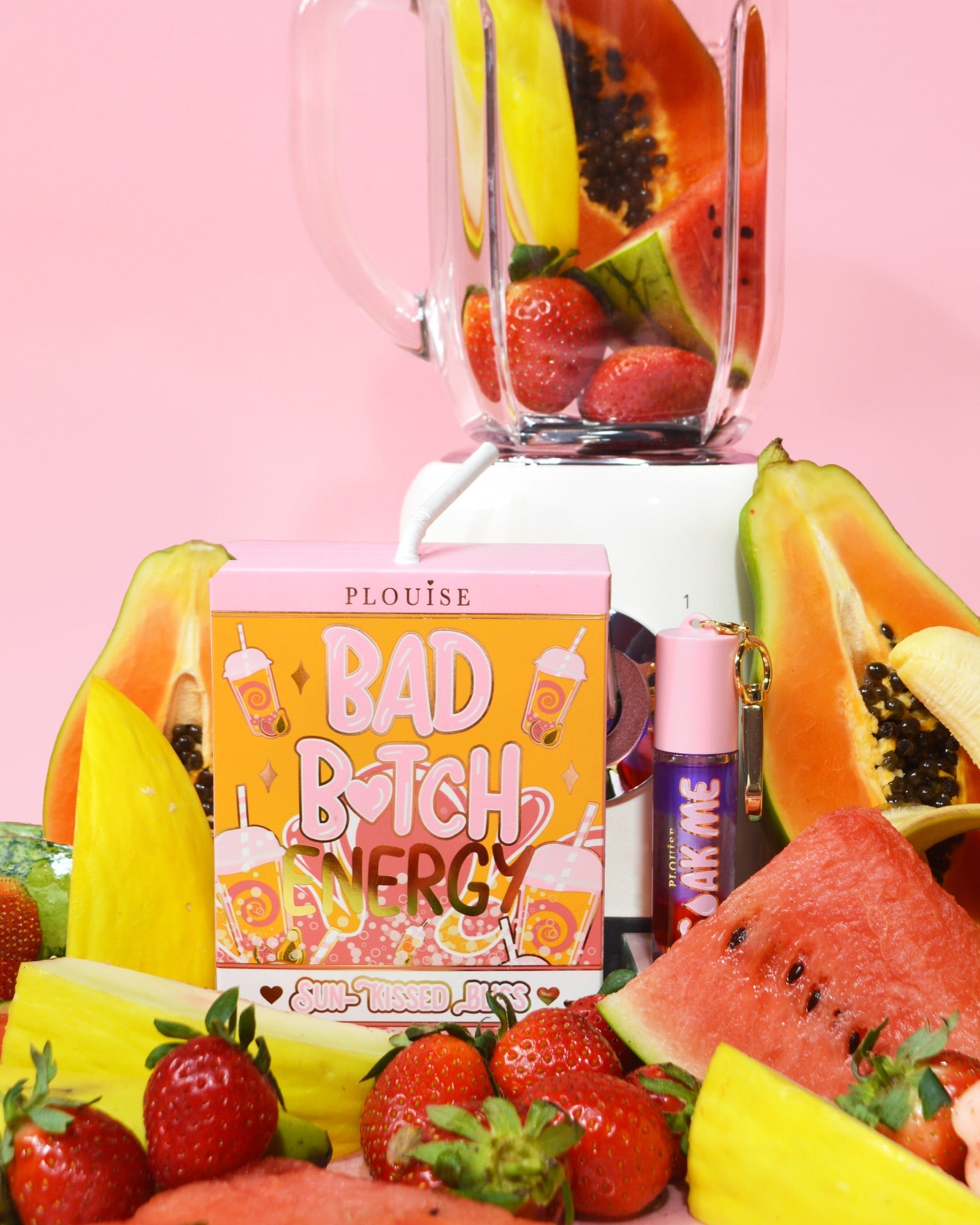 Hydrating Lip Care Bundle with Glossy Shine | P.Louise Sippin' Smoothie