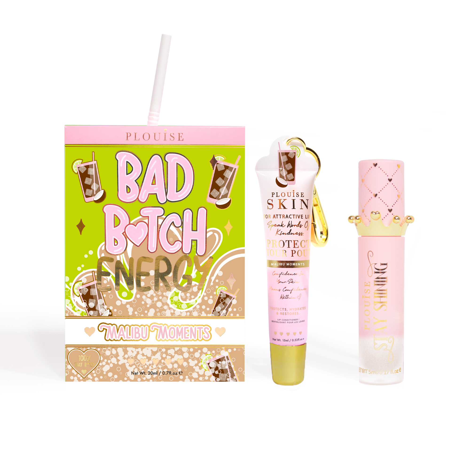 Hydrating Lip Duo with Conditioner & Oil for Dry Lips | P.Louise