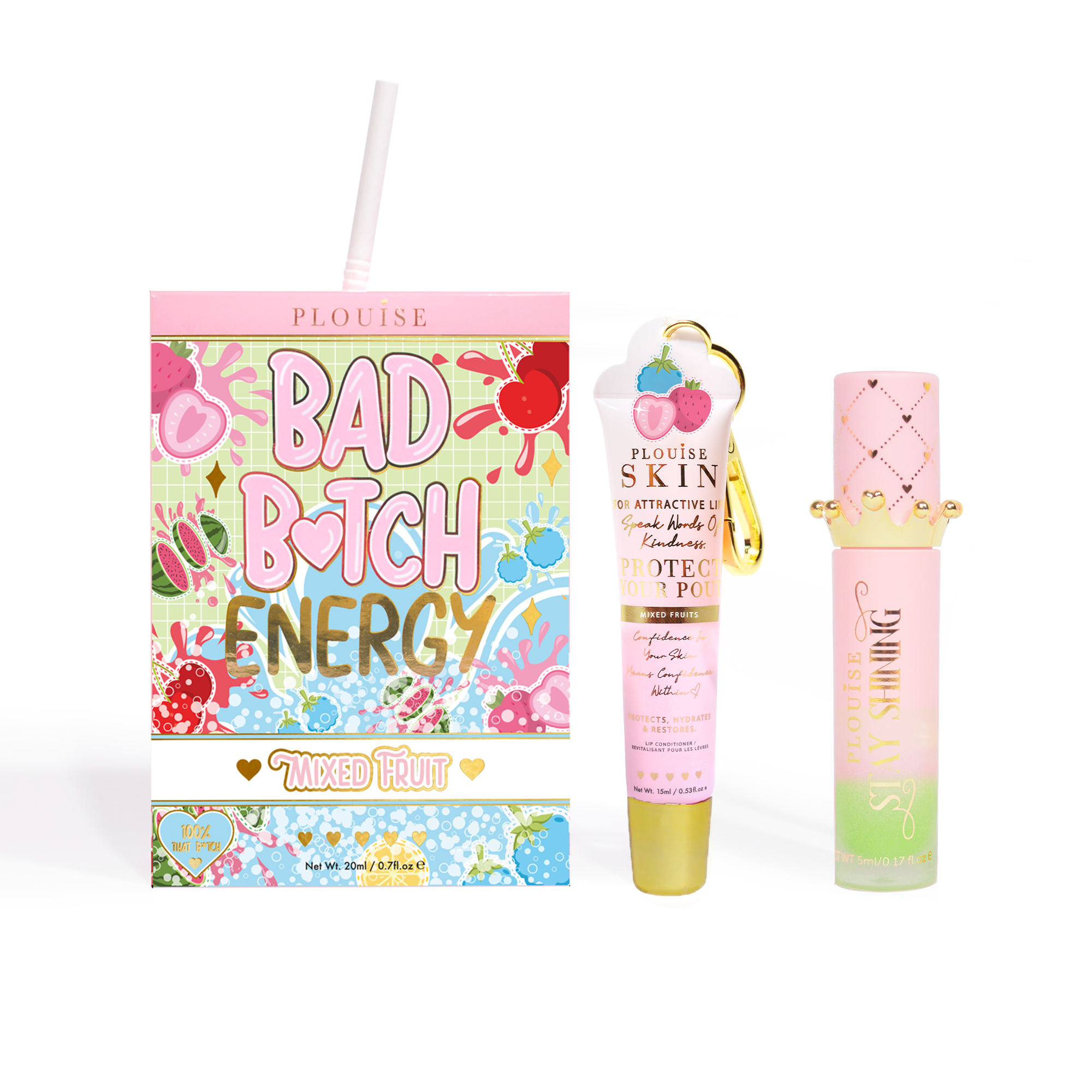 Hydrating Lip Duo with Conditioner & Oil for Dry Lips | P.Louise