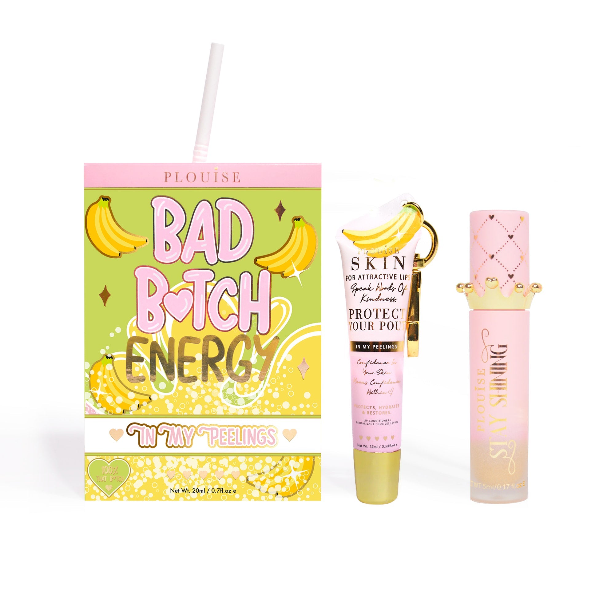 Hydrating Lip Duo with Conditioner & Oil for Dry Lips | P.Louise