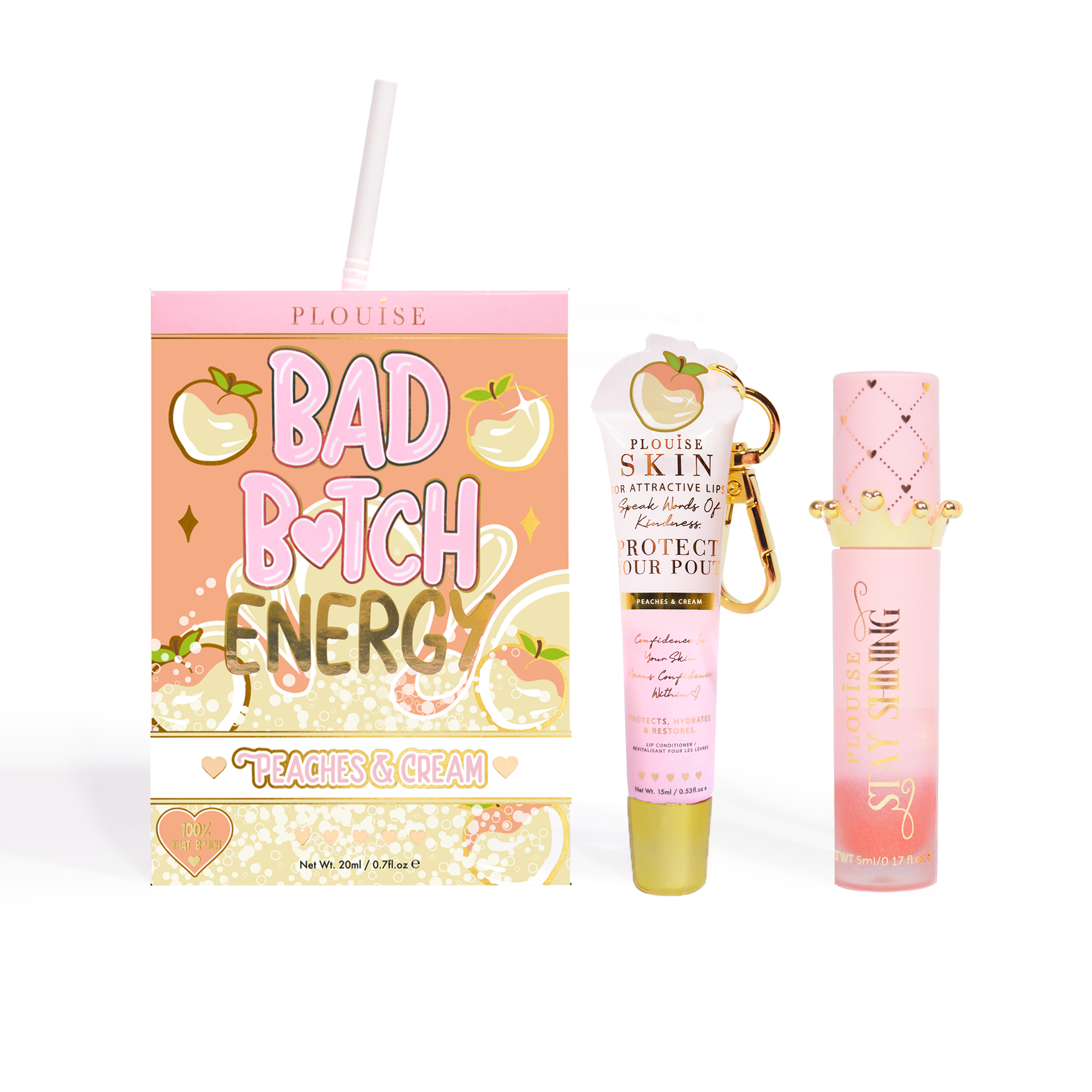 Hydrating Lip Duo with Conditioner & Oil for Dry Lips | P.Louise