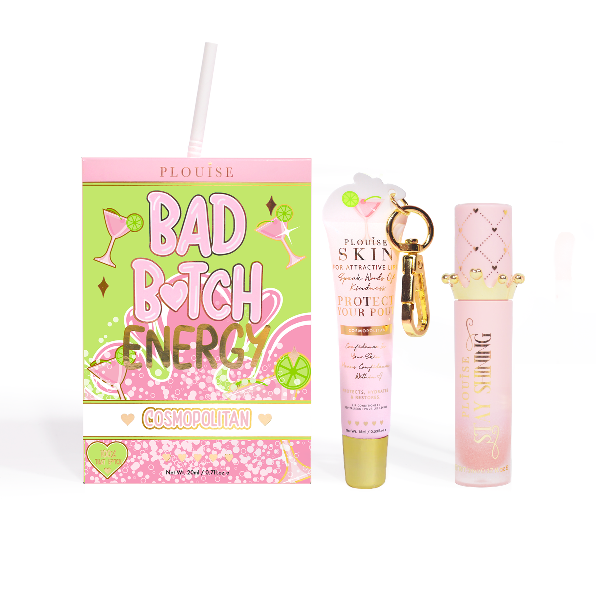 Hydrating Lip Duo with Conditioner & Oil for Dry Lips | P.Louise