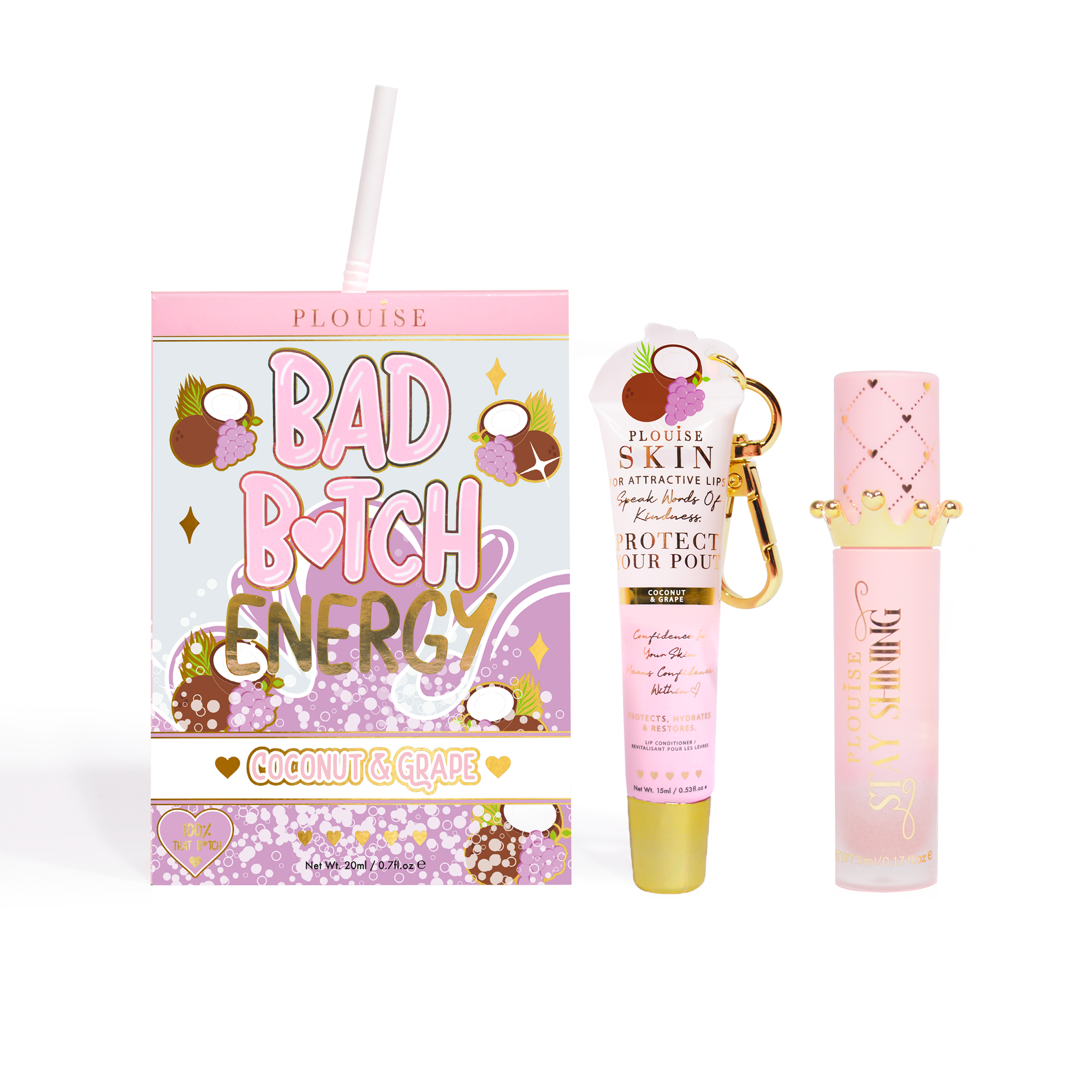 Hydrating Lip Duo with Conditioner & Oil for Dry Lips | P.Louise