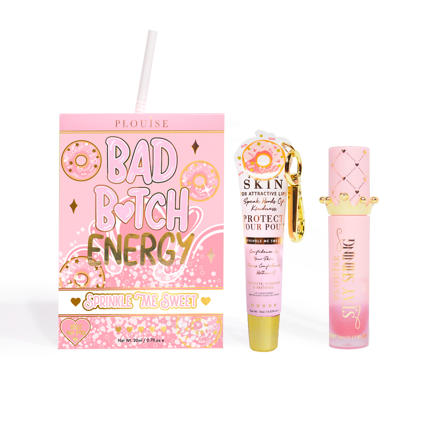 Hydrating Lip Duo with Conditioner & Oil for Dry Lips | P.Louise