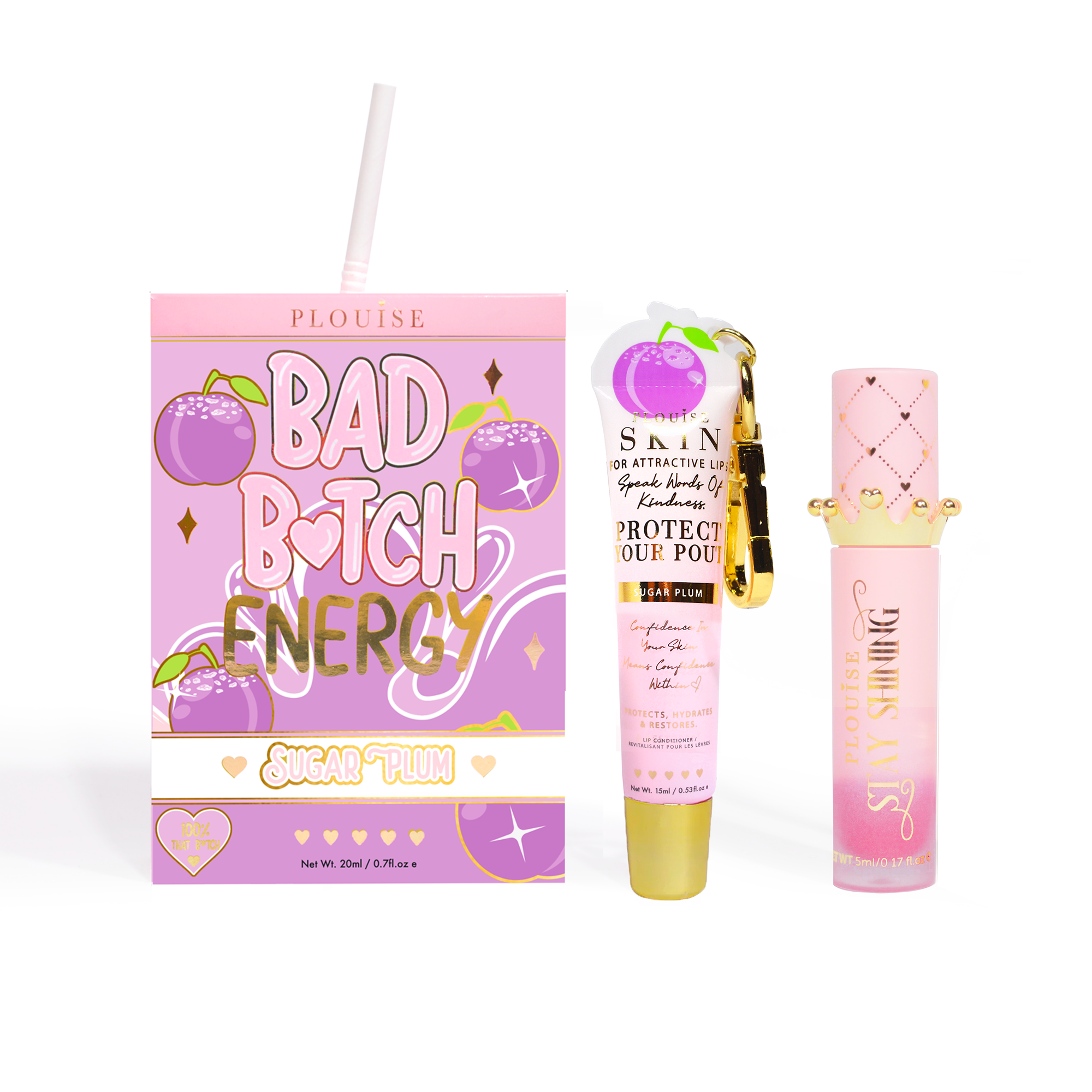 Hydrating Lip Duo with Conditioner & Oil for Dry Lips | P.Louise