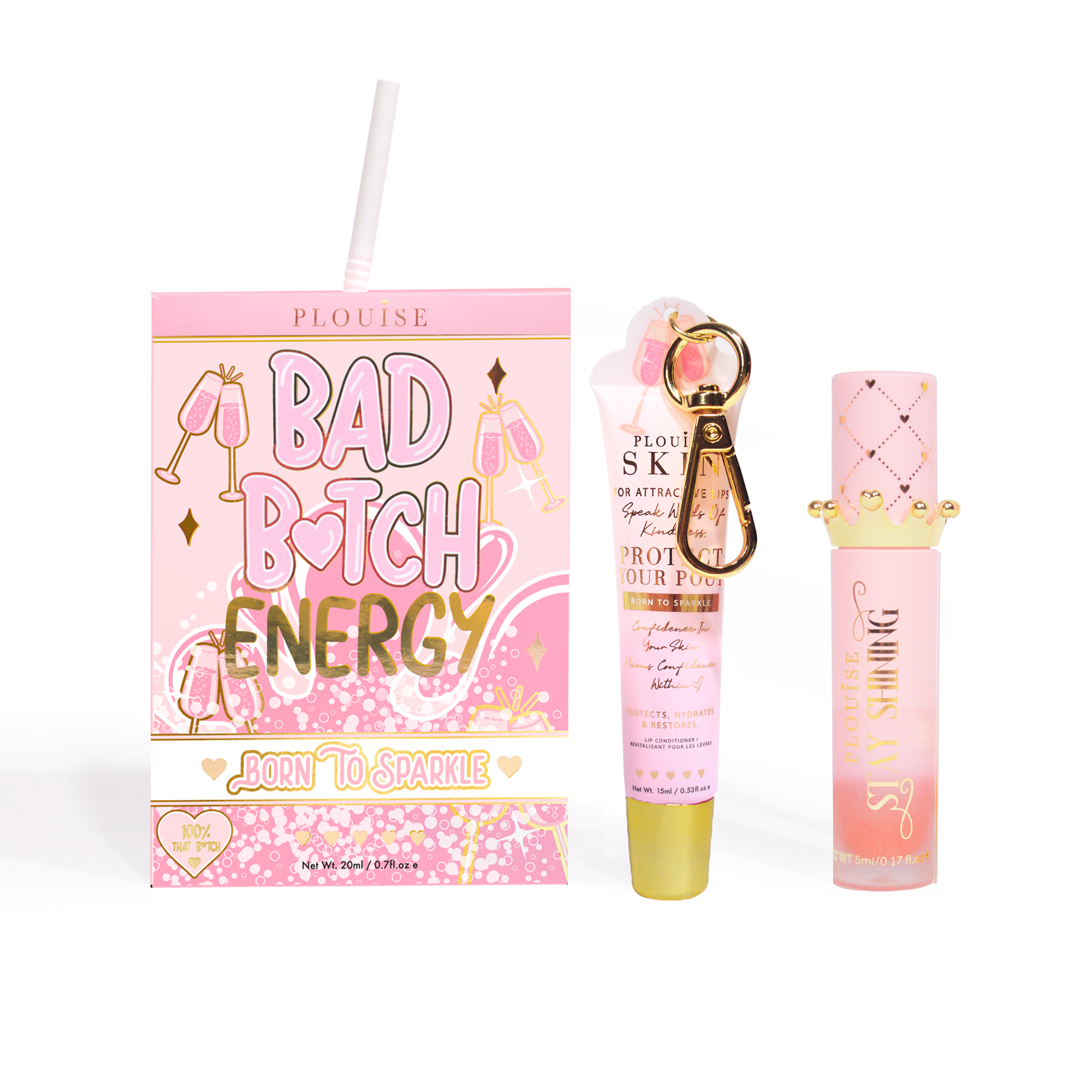 Hydrating Lip Duo with Conditioner & Oil for Dry Lips | P.Louise