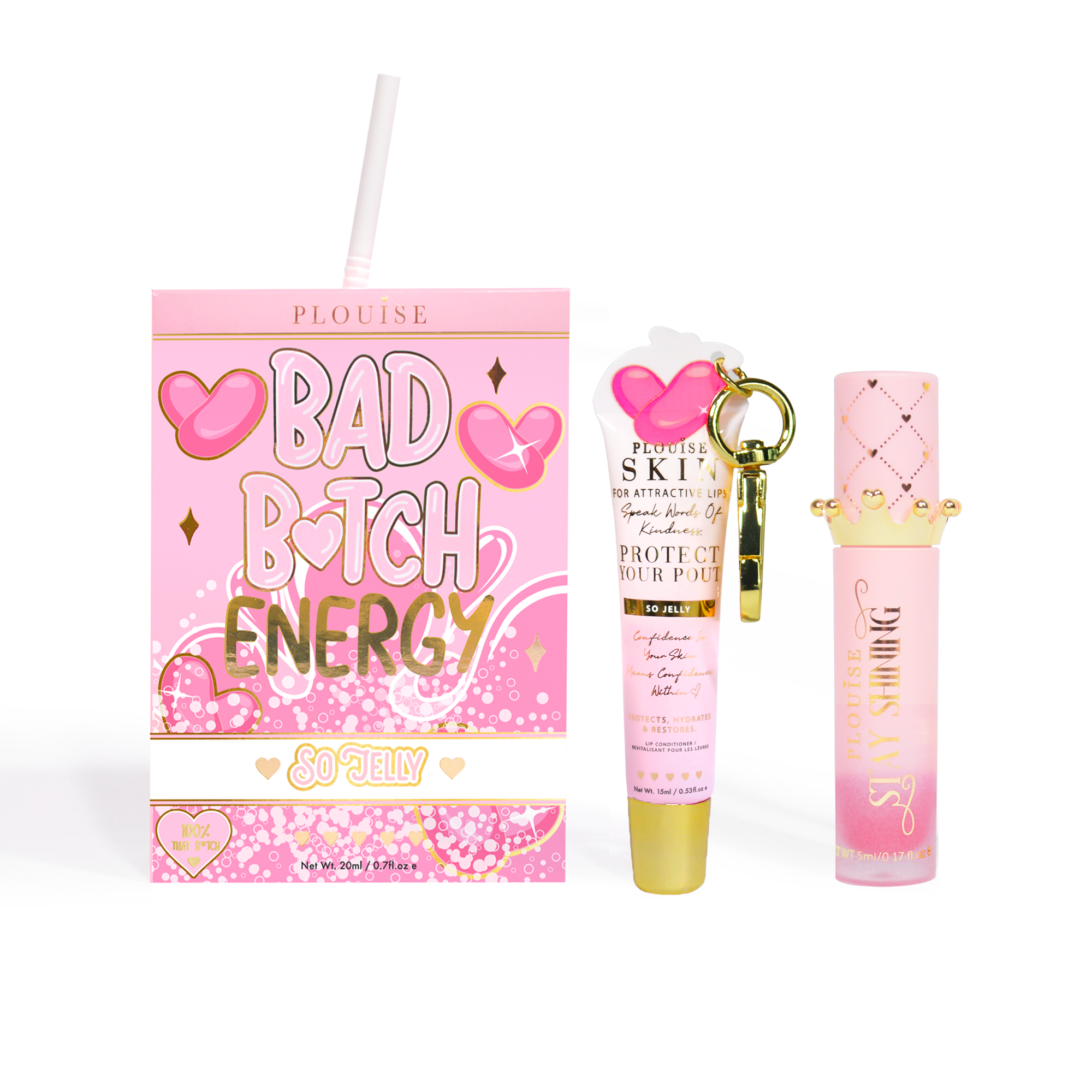 Hydrating Lip Duo with Conditioner & Oil for Dry Lips | P.Louise