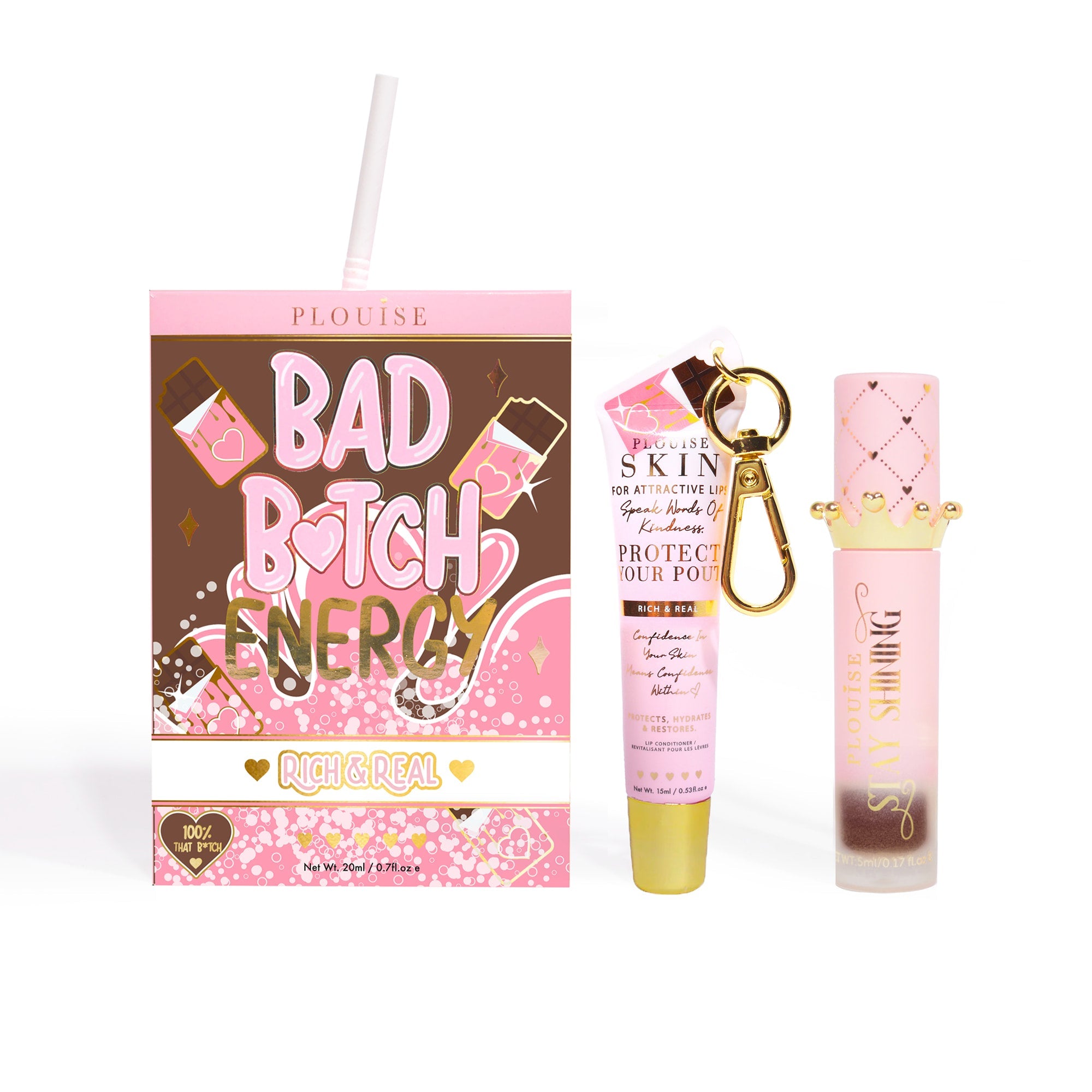 Hydrating Lip Duo with Conditioner & Oil for Dry Lips | P.Louise