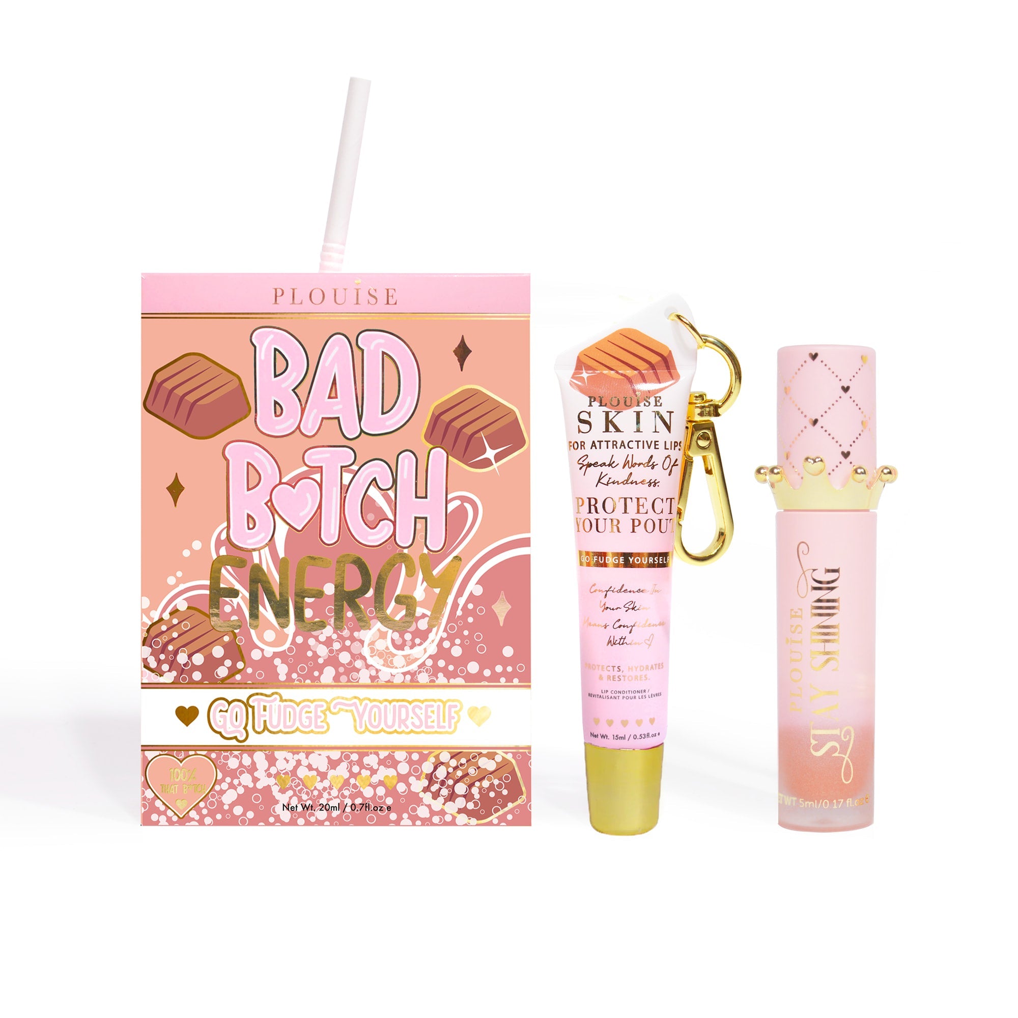 Hydrating Lip Duo with Conditioner & Oil for Dry Lips | P.Louise