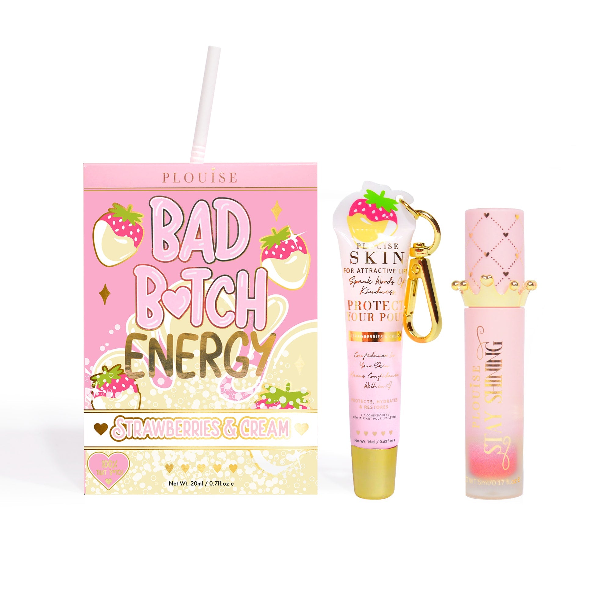 Hydrating Lip Duo with Conditioner & Oil for Dry Lips | P.Louise
