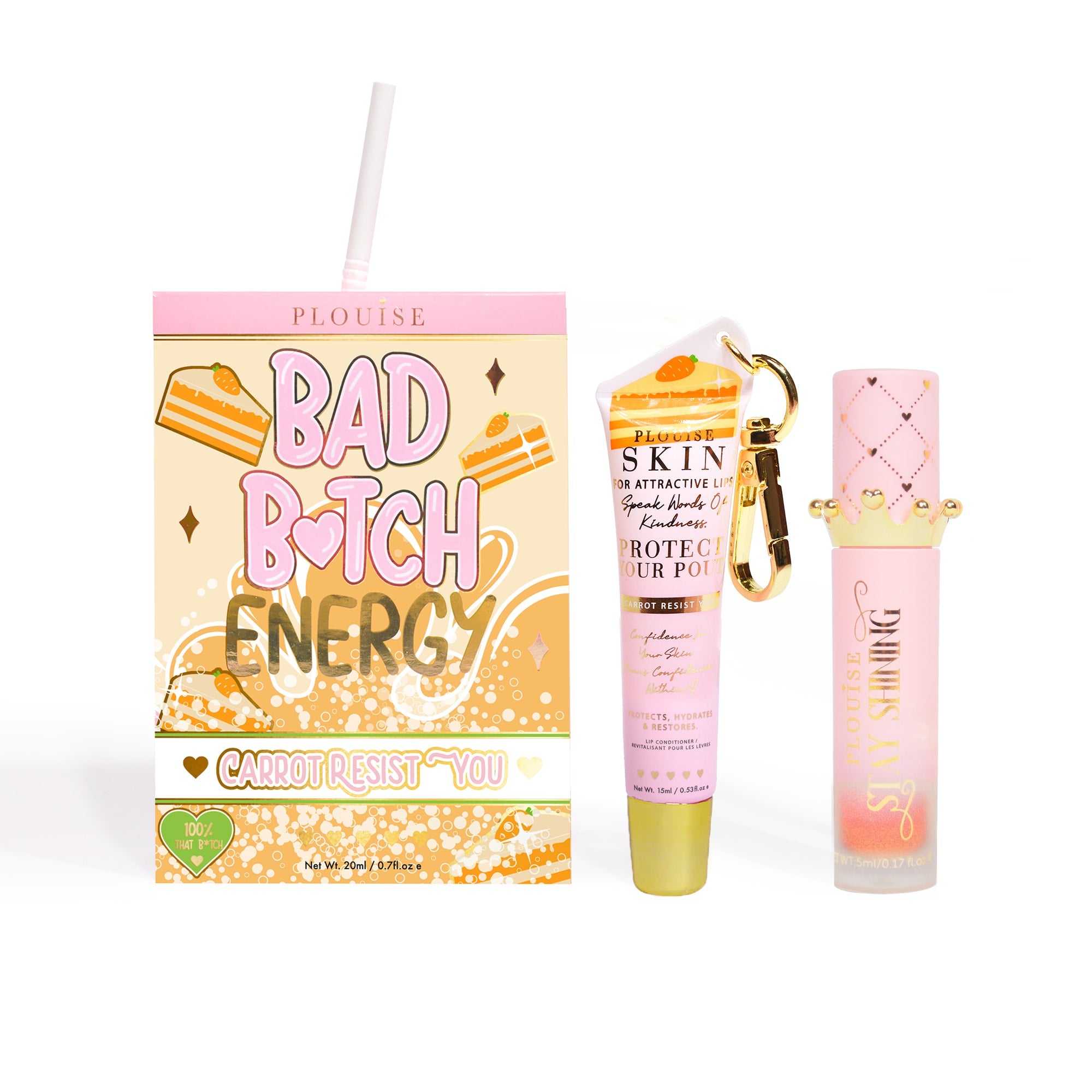 Hydrating Lip Duo with Conditioner & Oil for Dry Lips | P.Louise