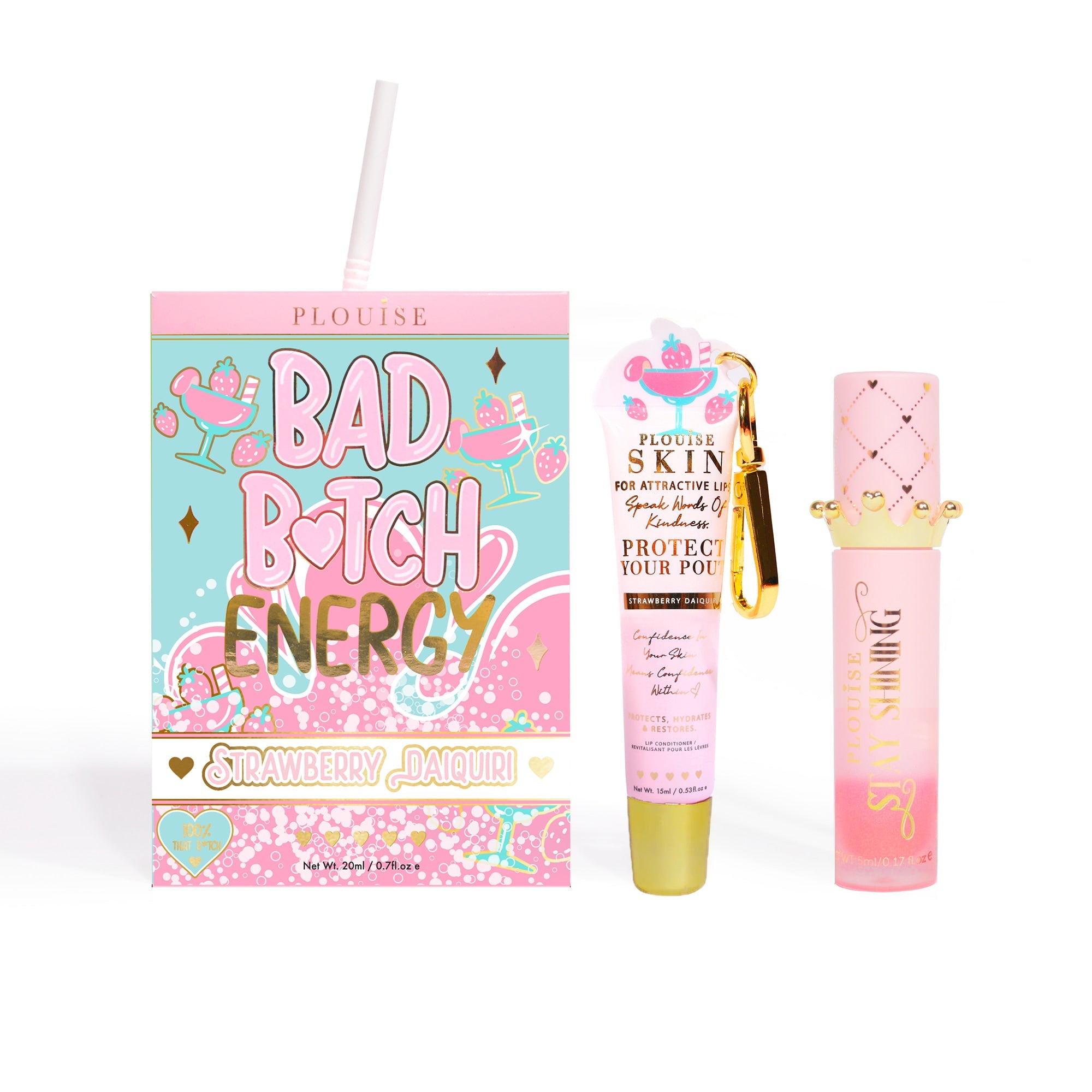 Hydrating Lip Duo with Conditioner & Oil for Dry Lips | P.Louise