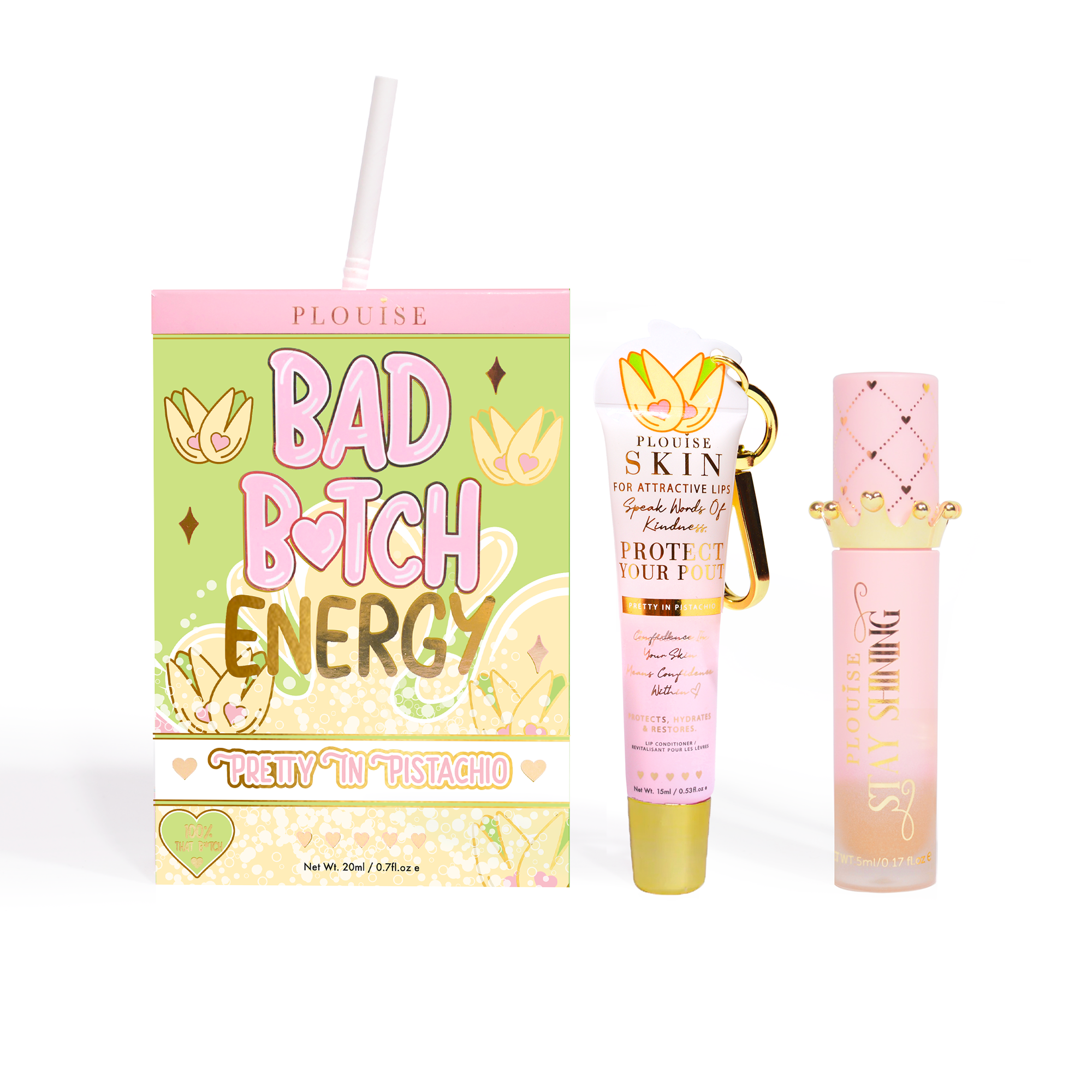 Hydrating Lip Duo with Conditioner & Oil for Dry Lips | P.Louise