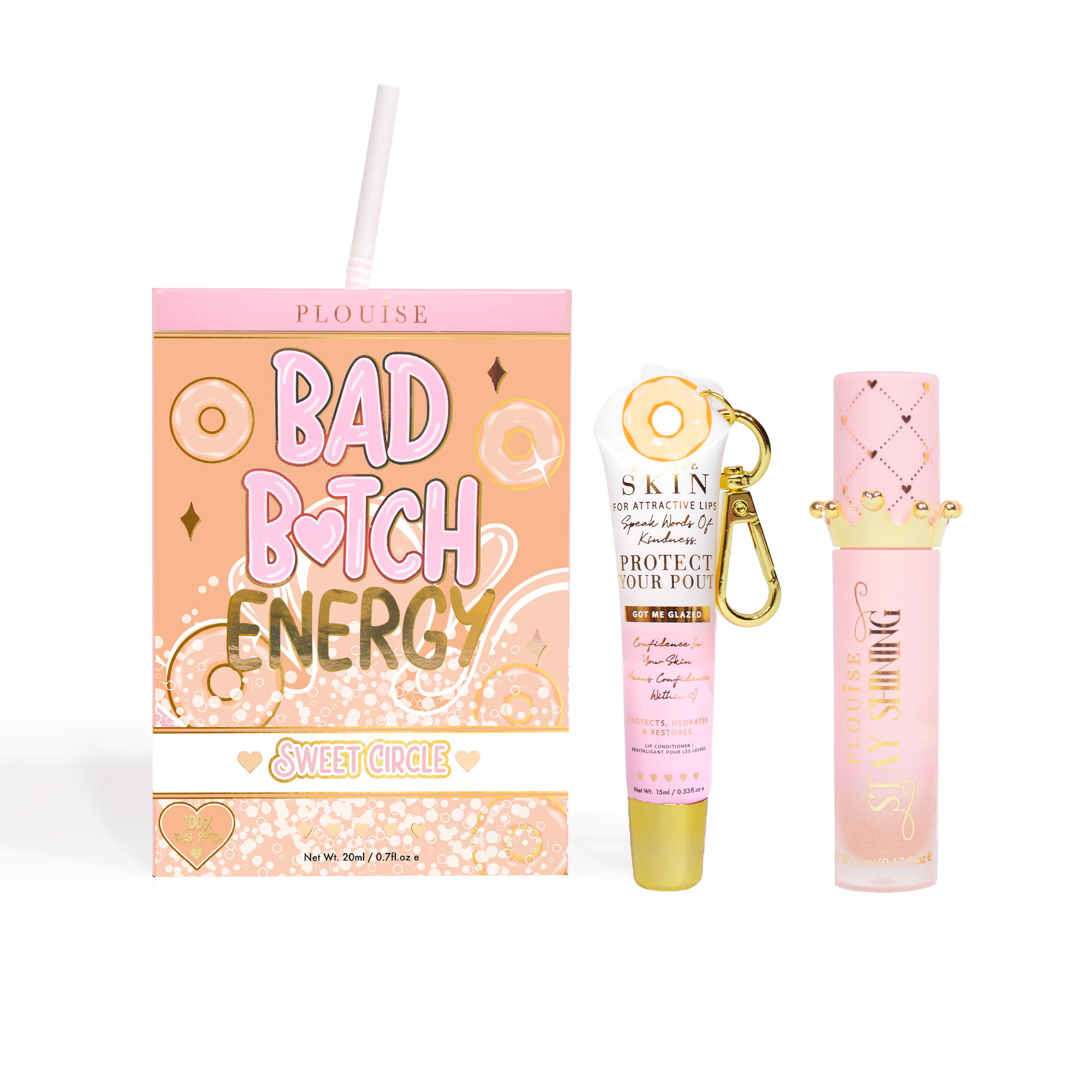 Hydrating Lip Duo with Conditioner & Oil for Dry Lips | P.Louise