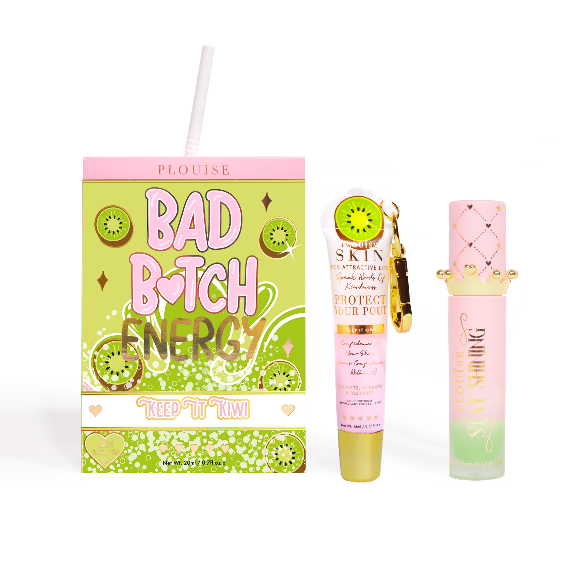 Hydrating Lip Duo with Conditioner & Oil for Dry Lips | P.Louise