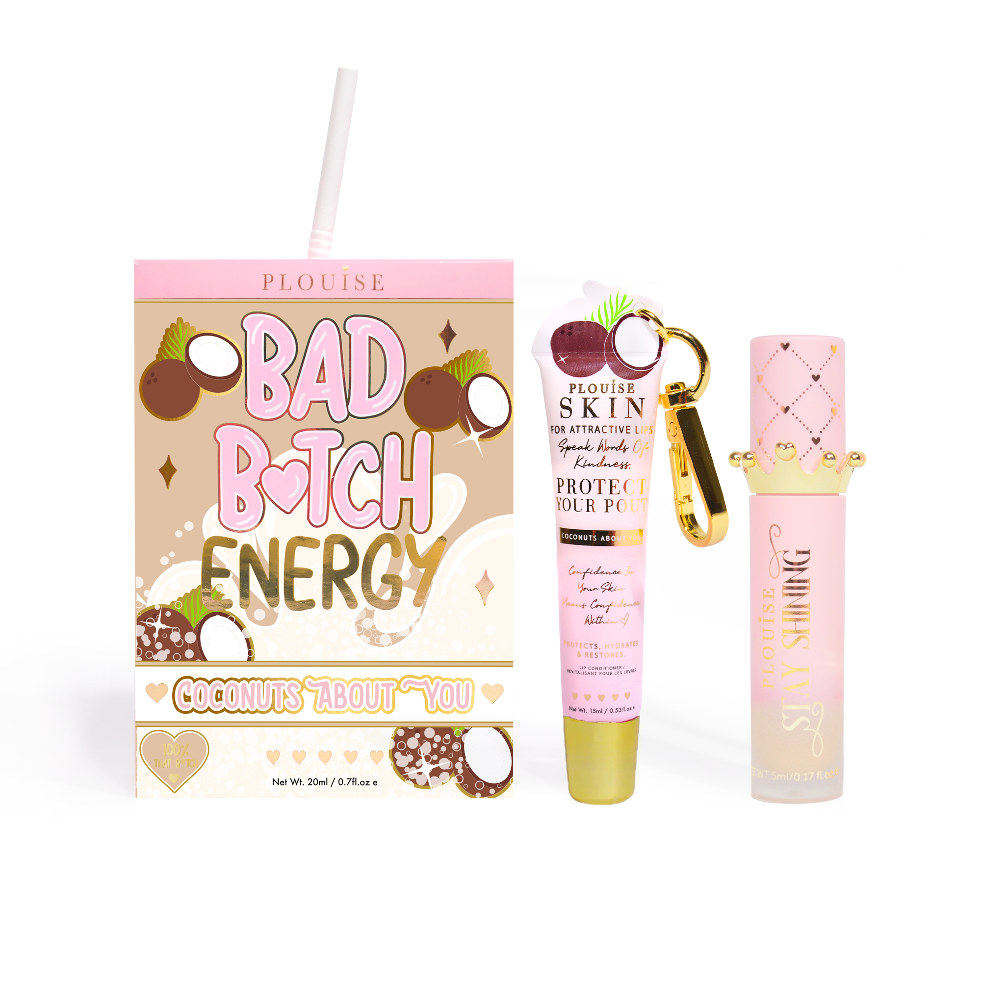 Hydrating Lip Duo with Conditioner & Oil for Dry Lips | P.Louise