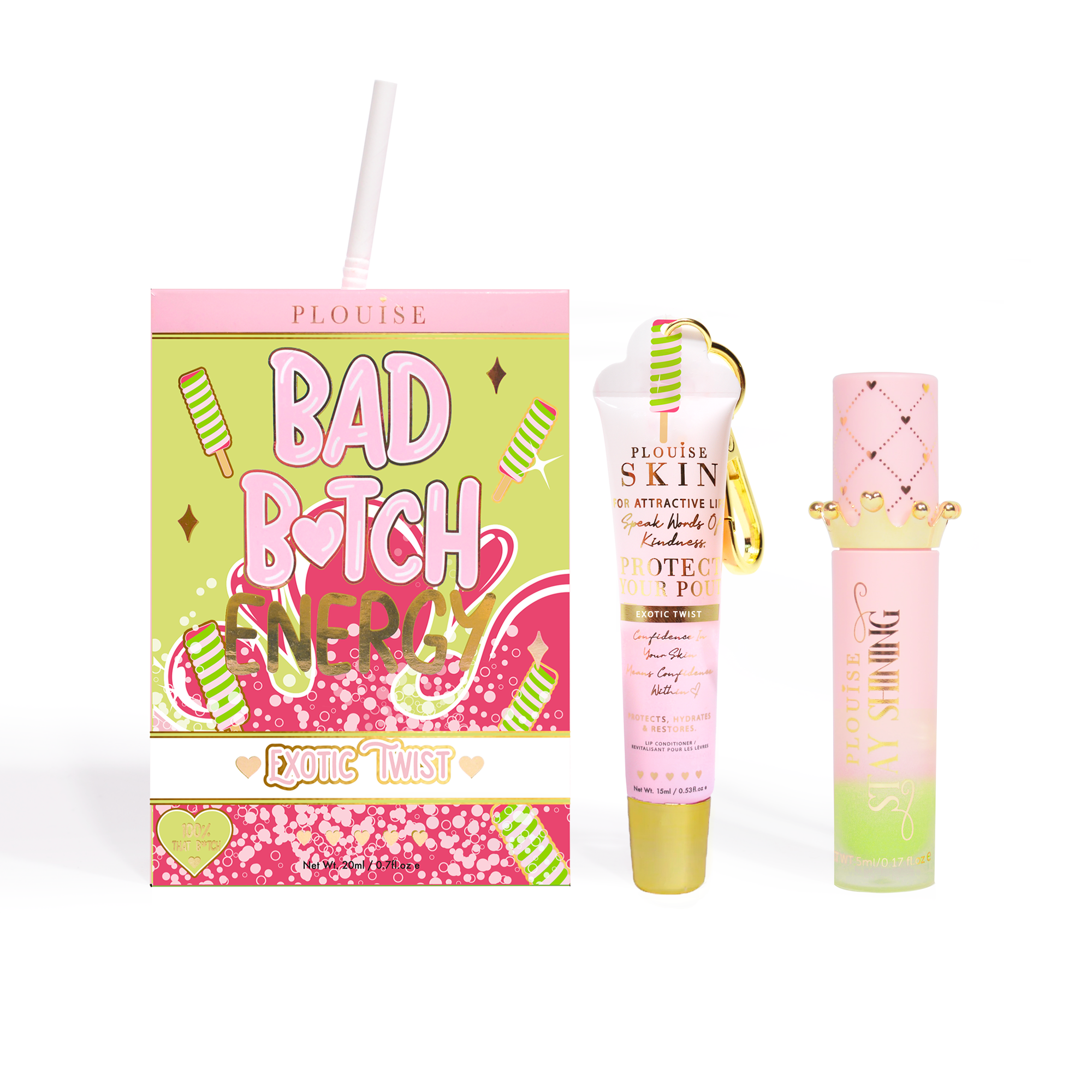 Hydrating Lip Duo with Conditioner & Oil for Dry Lips | P.Louise
