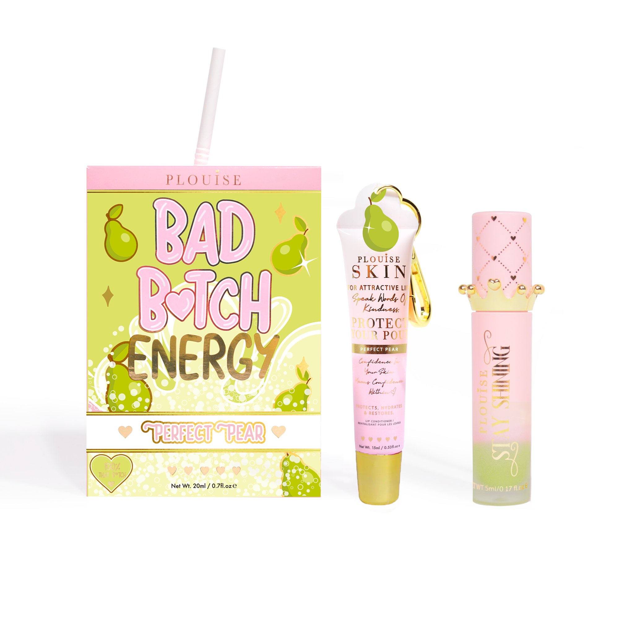 Hydrating Lip Duo with Conditioner & Oil for Dry Lips | P.Louise