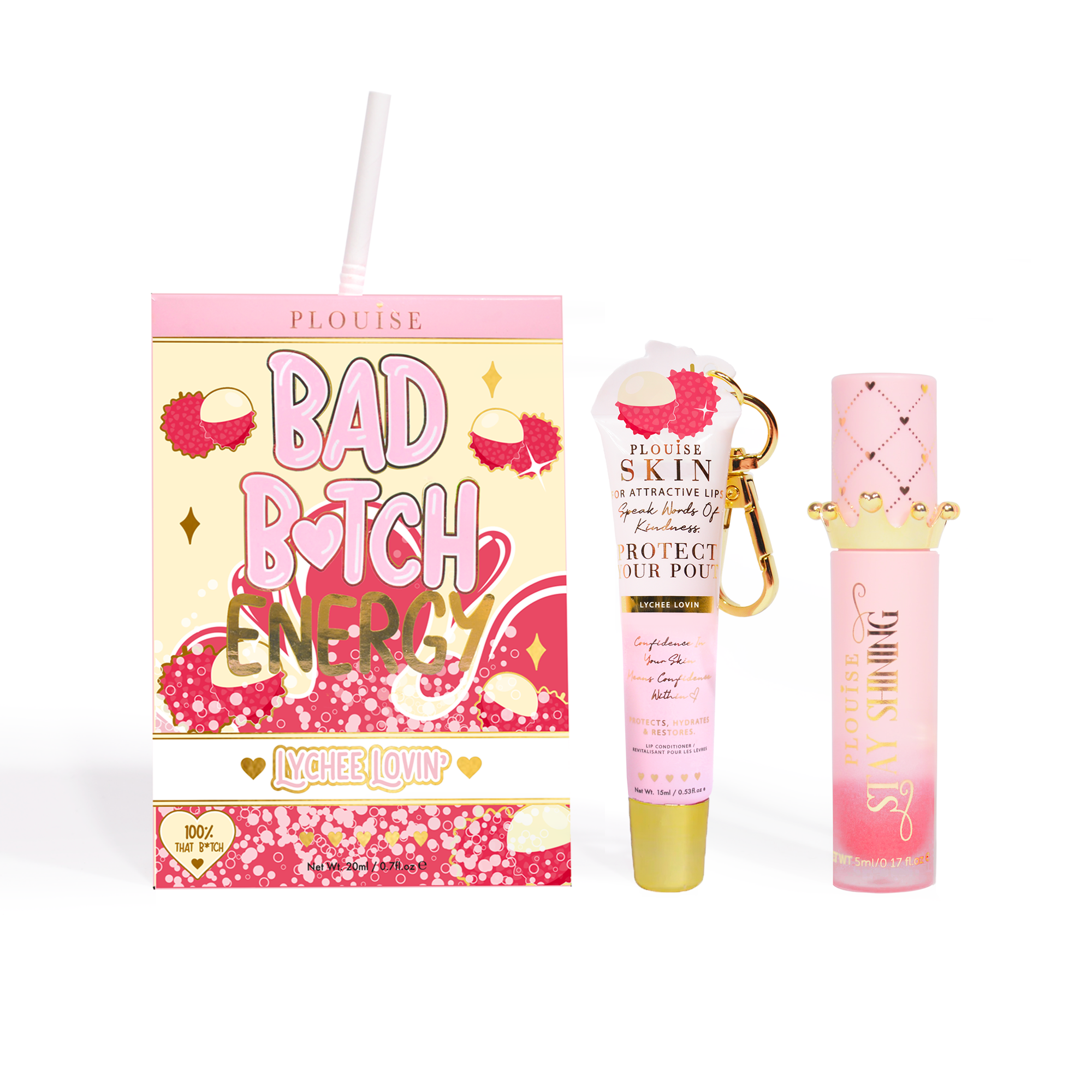 Hydrating Lip Duo with Conditioner & Oil for Dry Lips | P.Louise