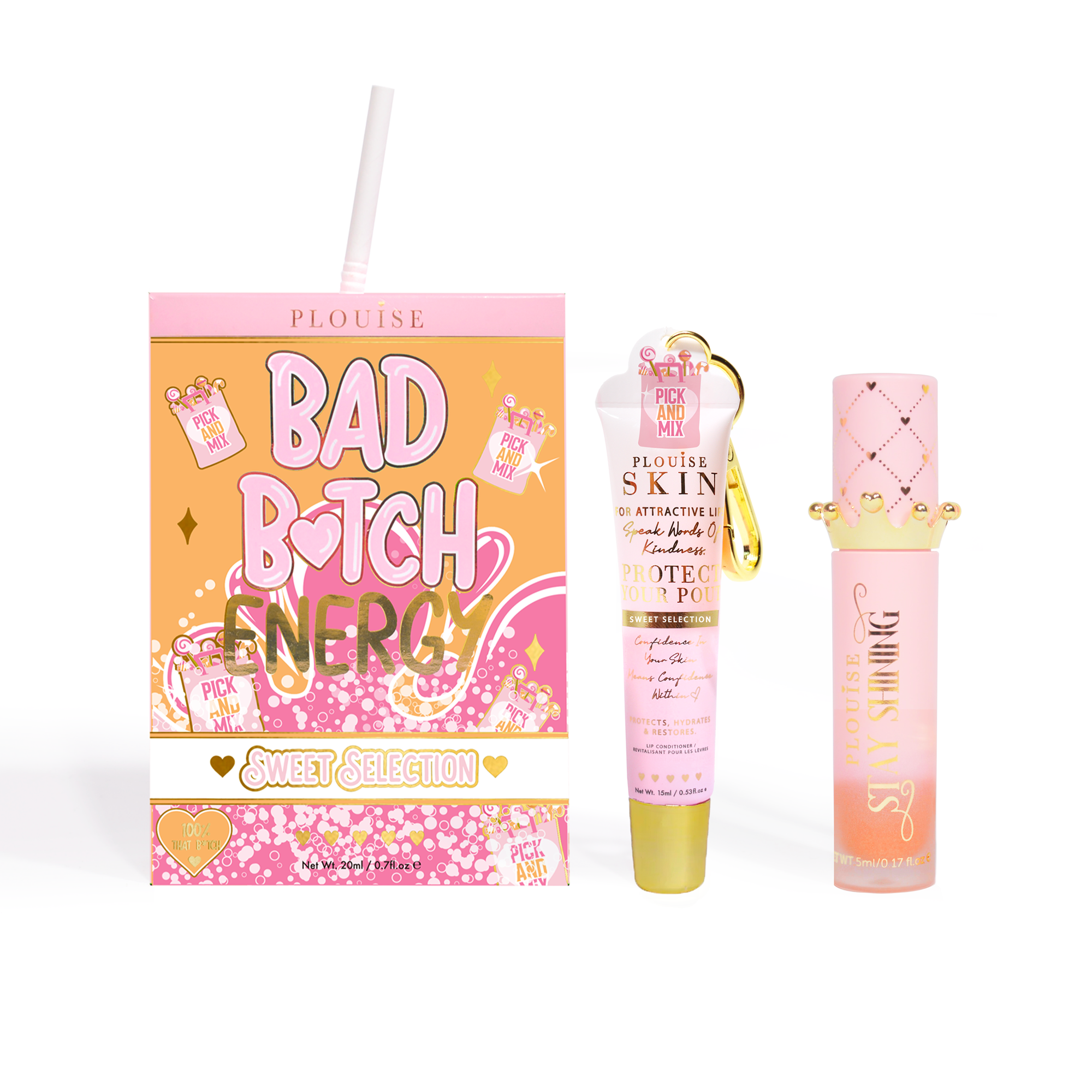 Hydrating Lip Duo with Conditioner & Oil for Dry Lips | P.Louise