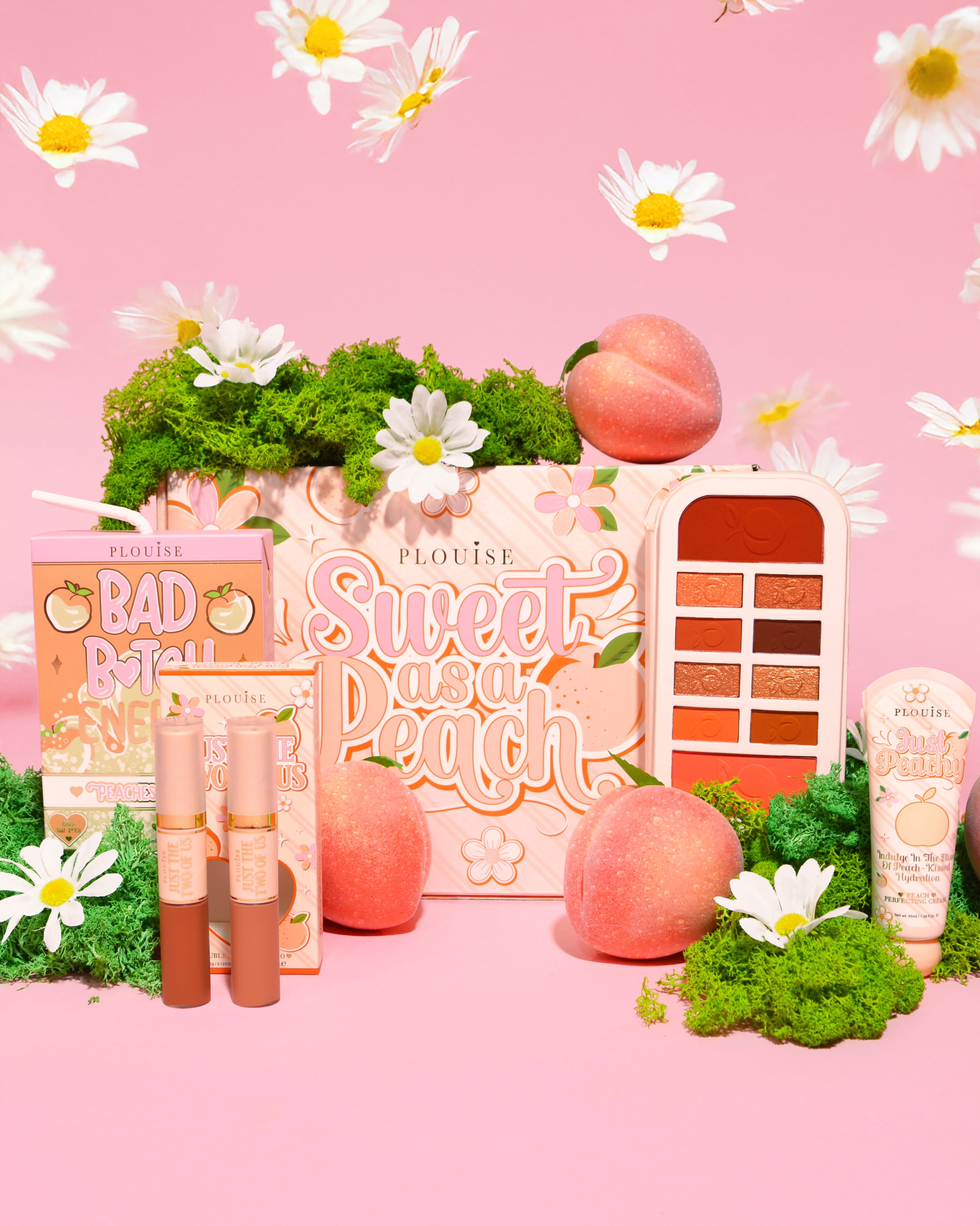 Peach-Inspired Makeup Bundle for Glowing Skin & Lips | P.Louise