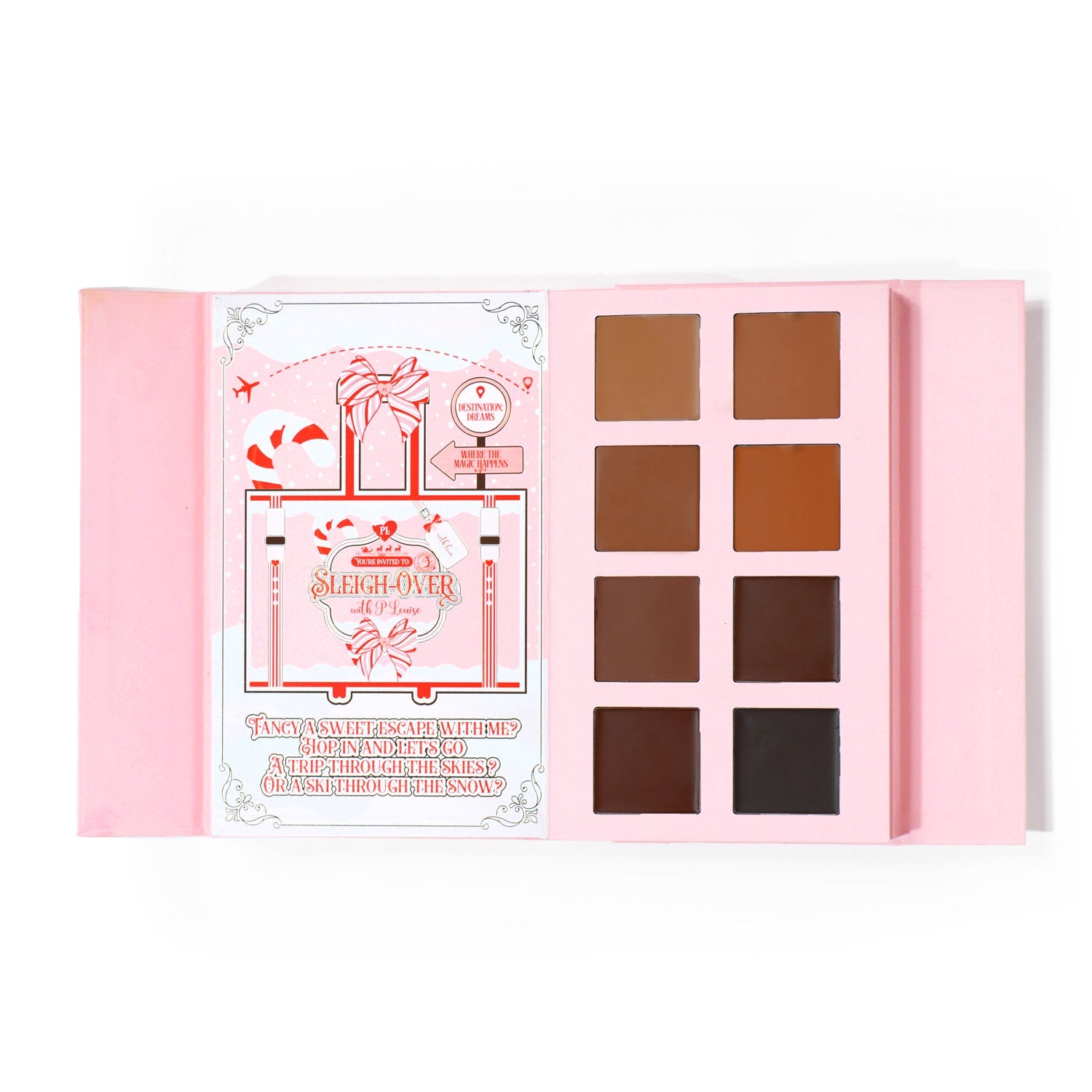 Sweet Escape Eyeshadow & Face Palette with 18 Shades | P.Louise