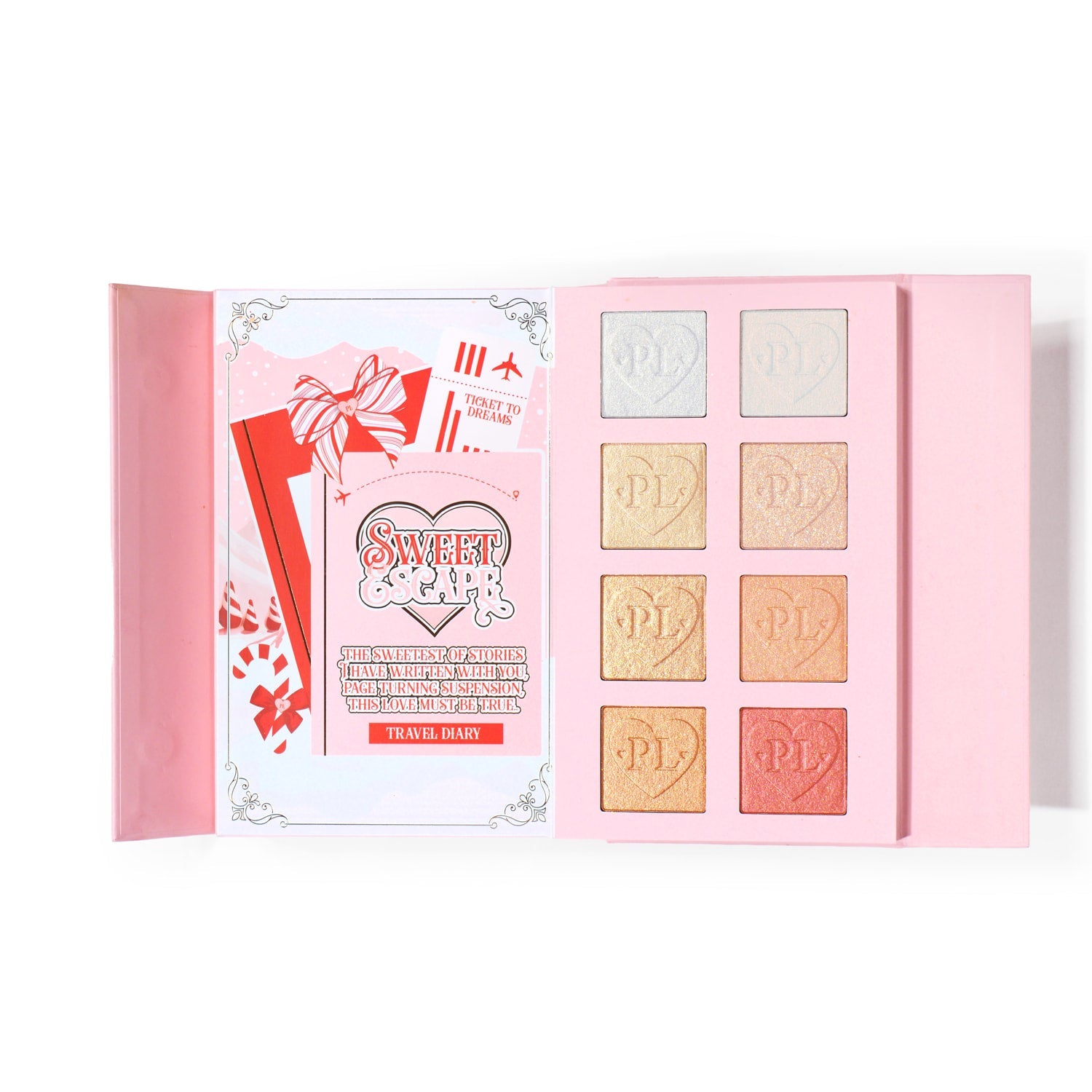 Sweet Escape Eyeshadow & Face Palette with 18 Shades | P.Louise