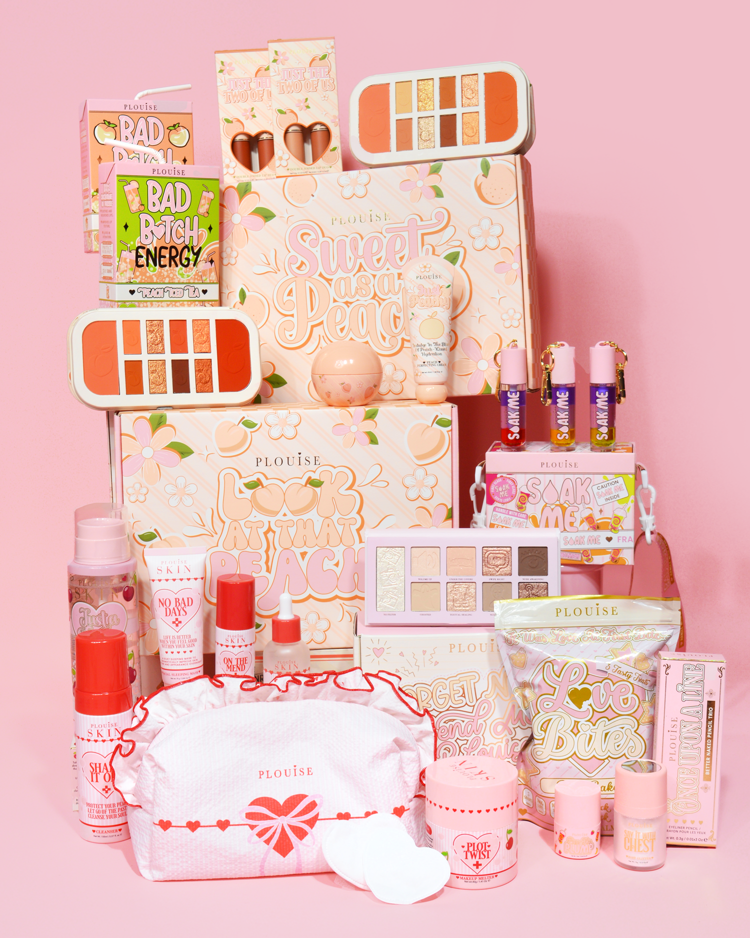Romance Beauty Bundle with Lip Oil & Skincare | P.Louise