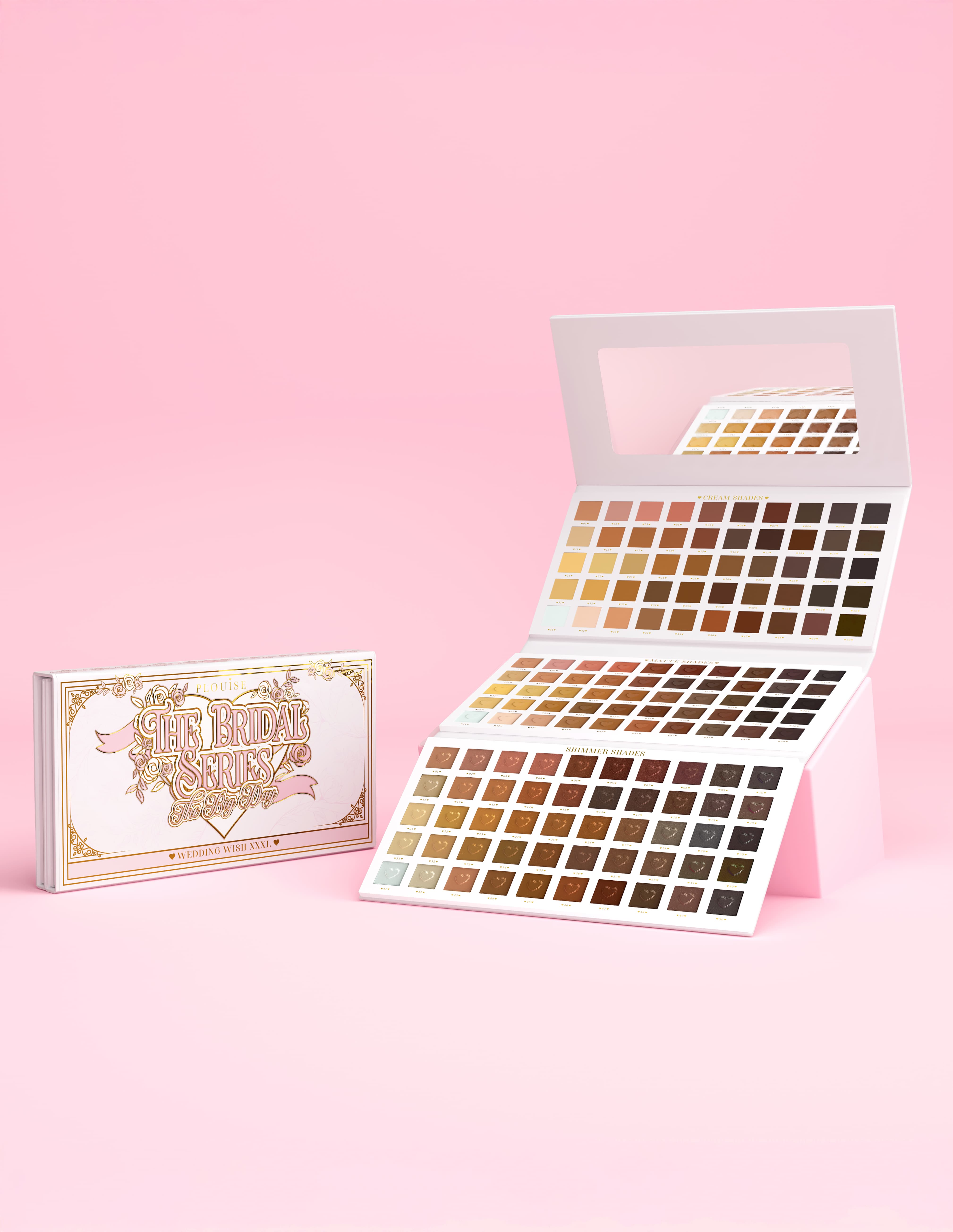 Bridal Eyeshadow Palette with Romantic Neutrals & Shimmers | P.Louise