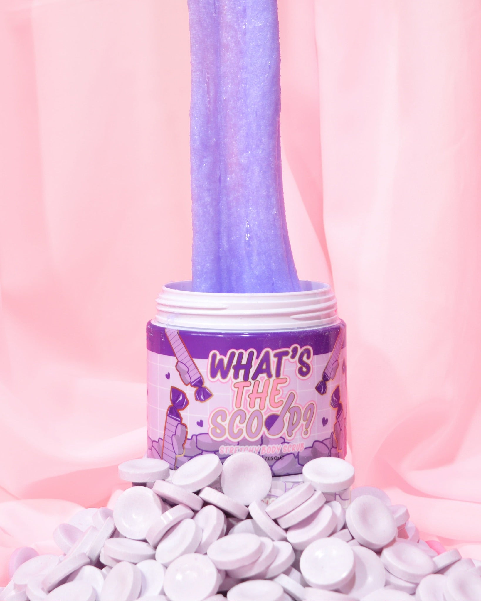 Stretchy Body Scrub with 8 Scents for Exfoliation | P.Louise