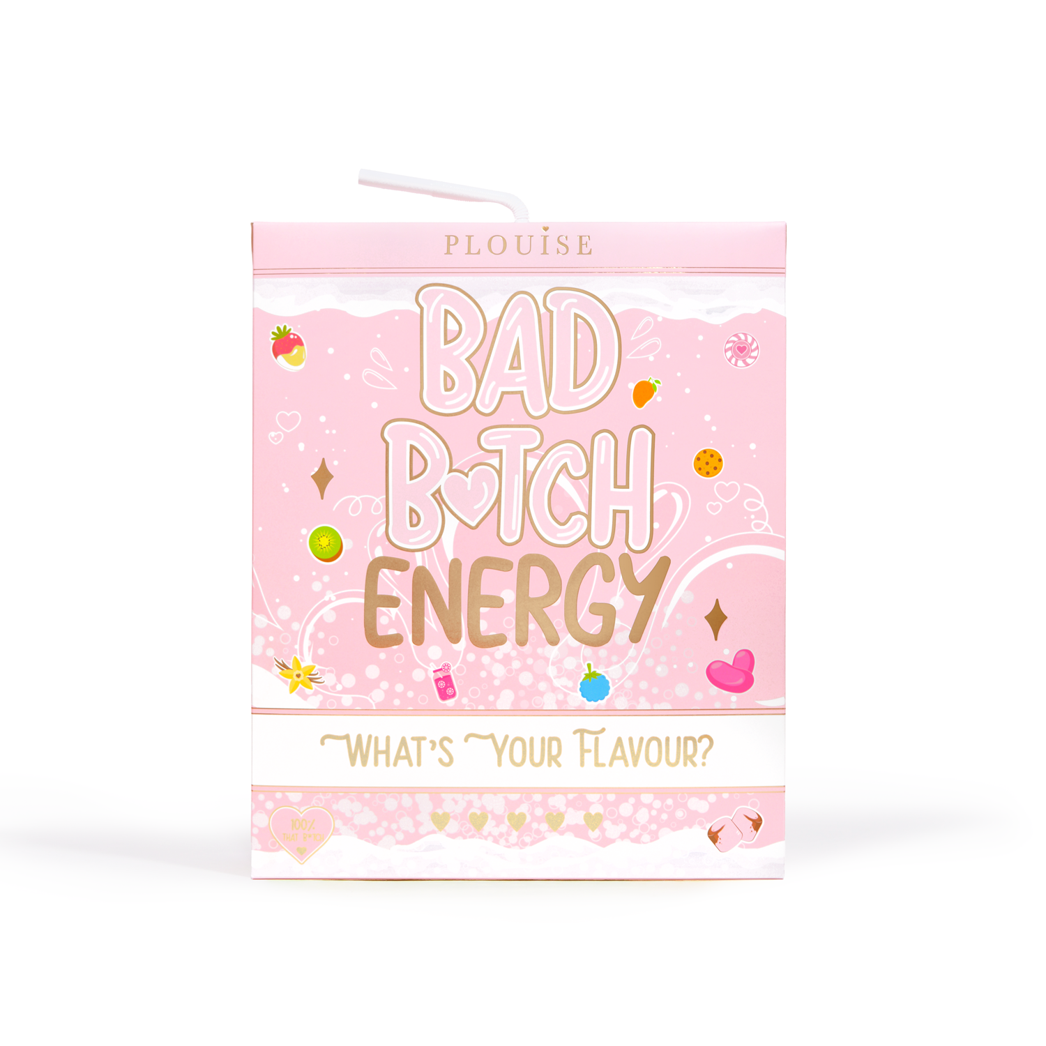 Customizable Bad Bitch Energy Juice Box Packaging | P.Louise