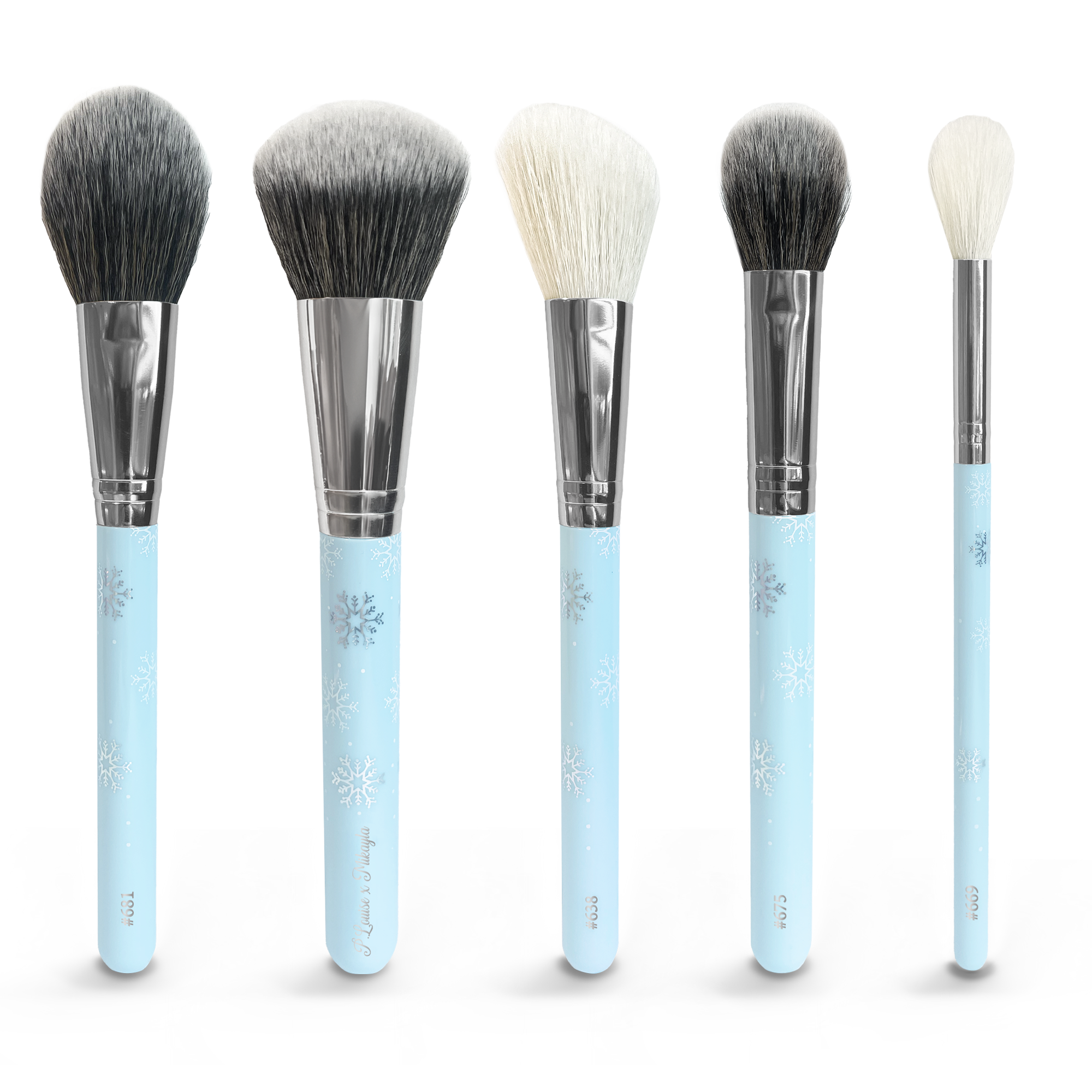 10-Piece Makeup Brush Set for Flawless Base & Eyes | P.Louise x Mikayla